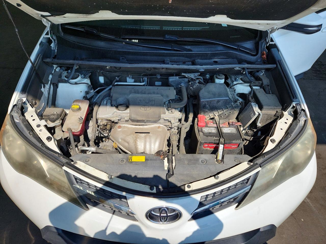 2013 Toyota Rav4 Xle White vin: 2T3RFREV8DW041203