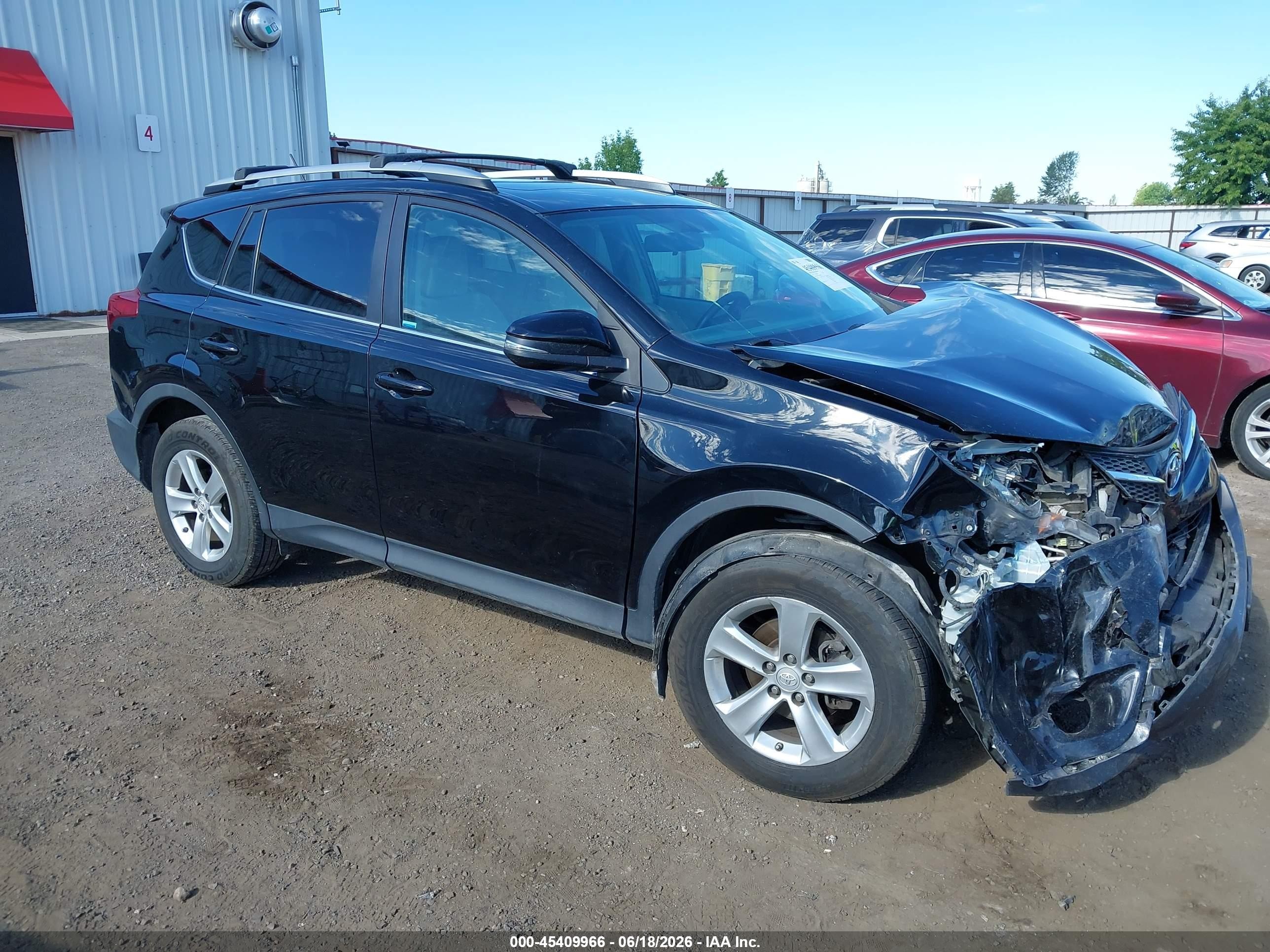 2013 Toyota Rav4 Xle Black vin: 2T3RFREV8DW048006