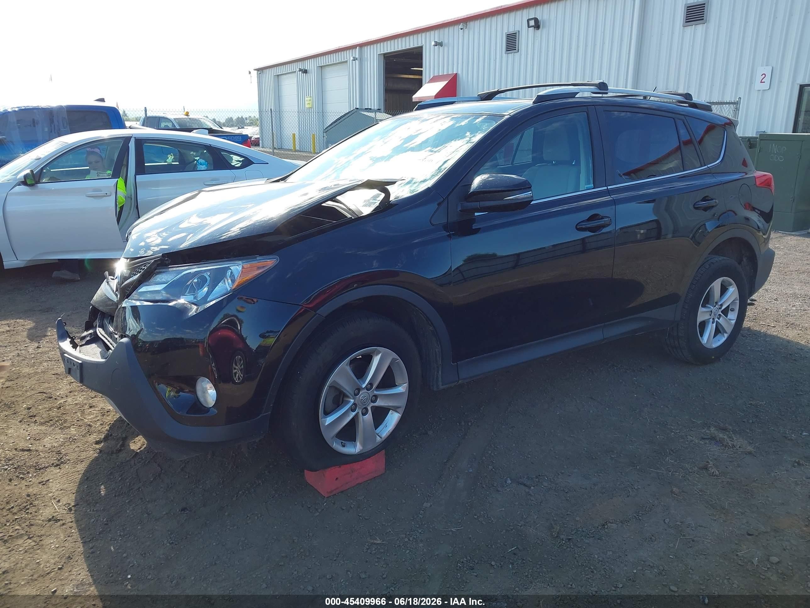 2013 Toyota Rav4 Xle Black vin: 2T3RFREV8DW048006