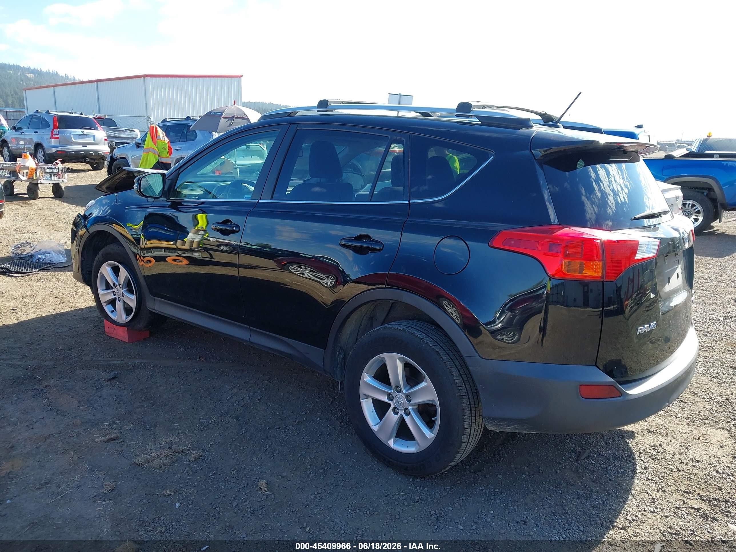 2013 Toyota Rav4 Xle Black vin: 2T3RFREV8DW048006
