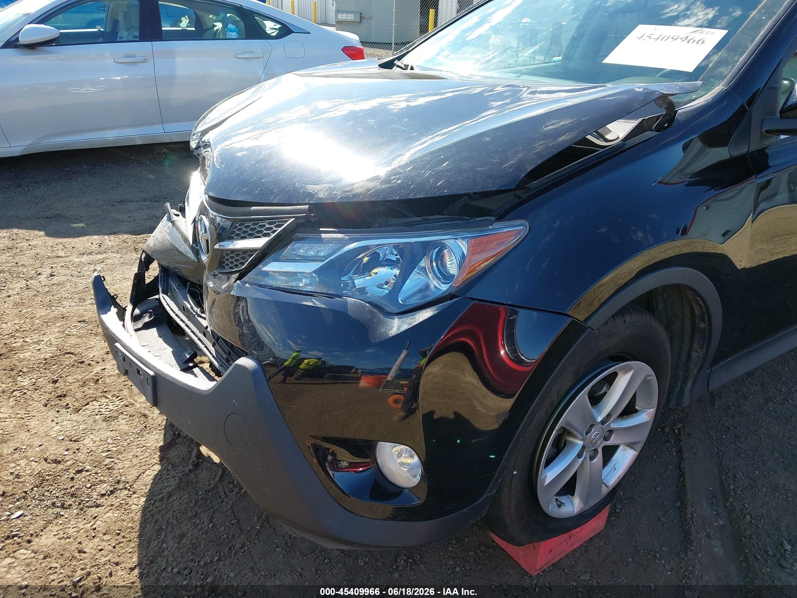 2013 Toyota Rav4 Xle Black vin: 2T3RFREV8DW048006