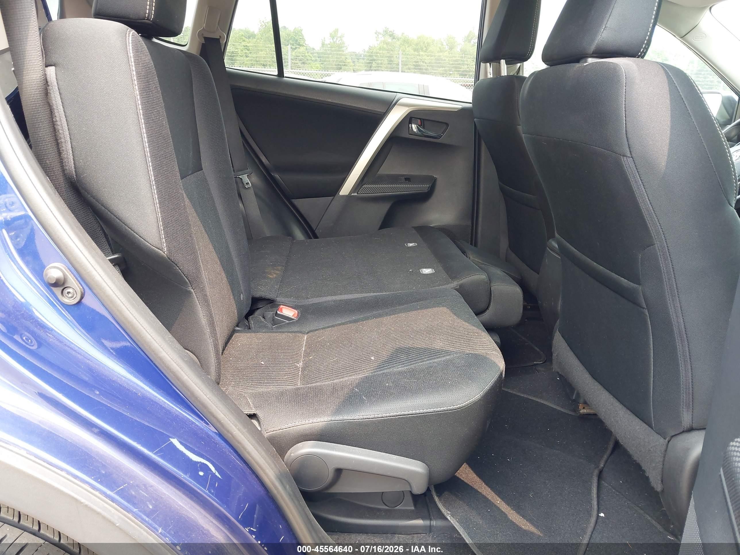 2014 Toyota Rav4 Xle Blue vin: 2T3RFREV8EW156529