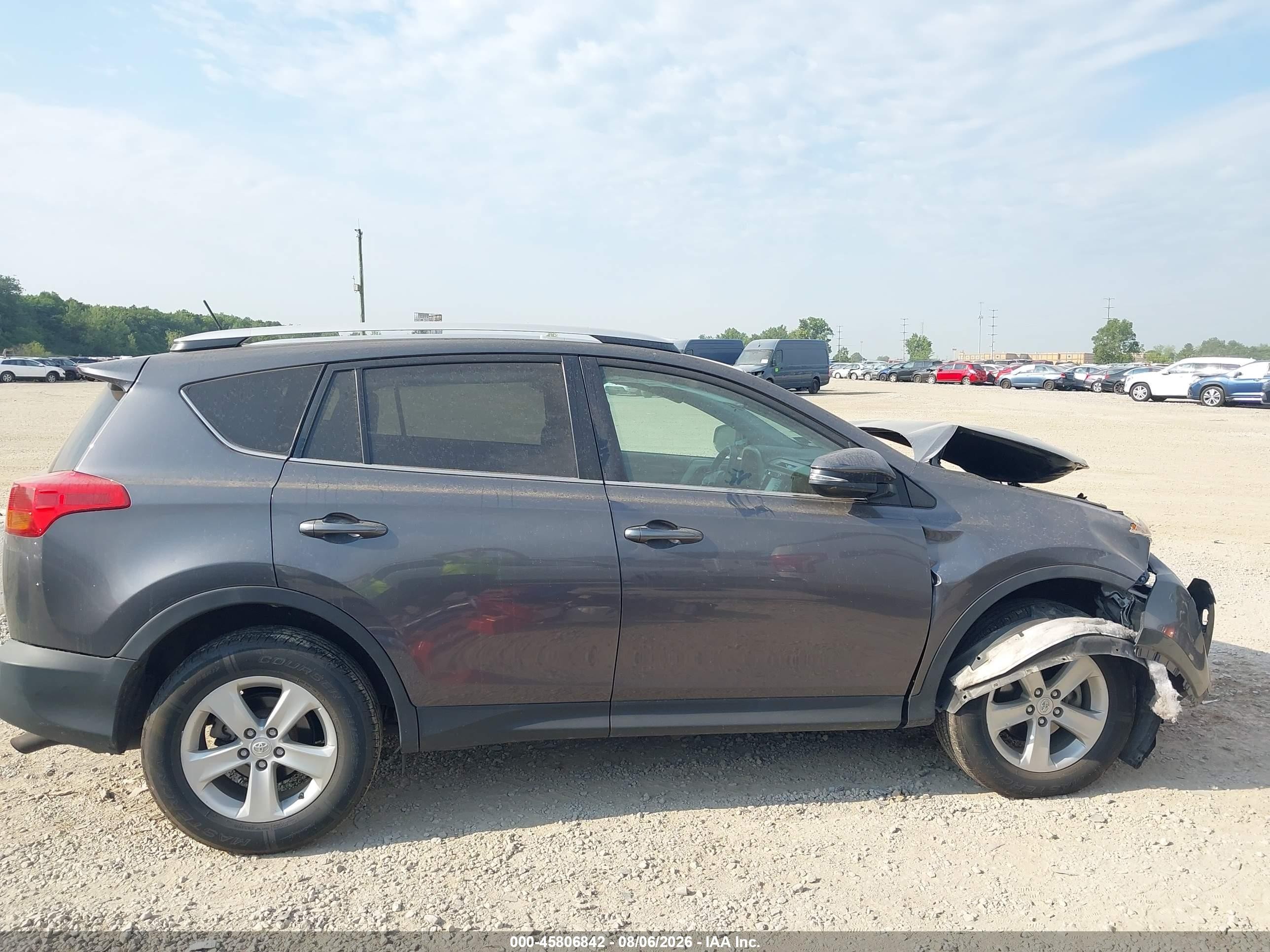2014 Toyota Rav4 Xle Gray vin: 2T3RFREV8EW173654