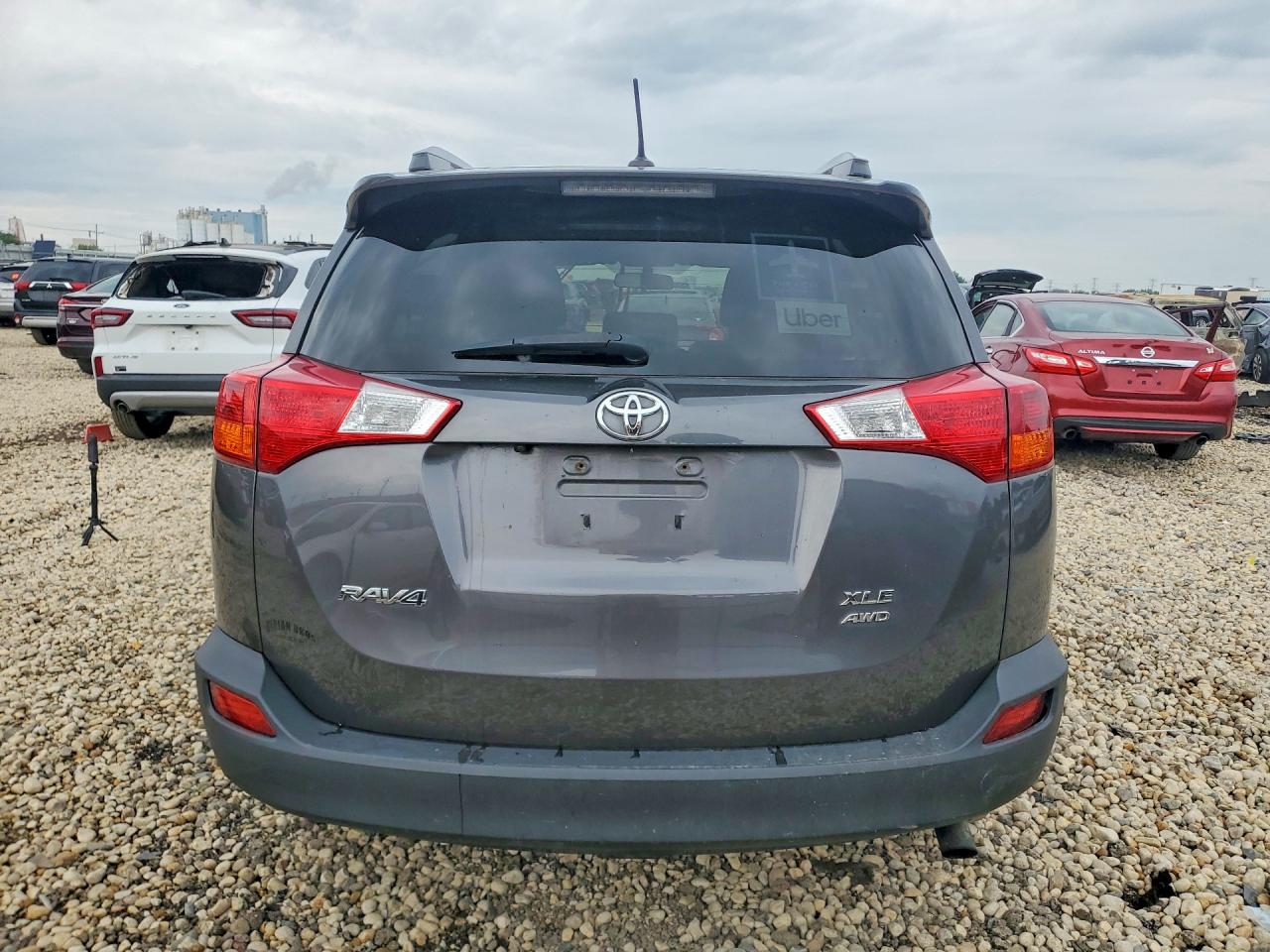 2014 Toyota Rav4 Xle Gray vin: 2T3RFREV8EW175646