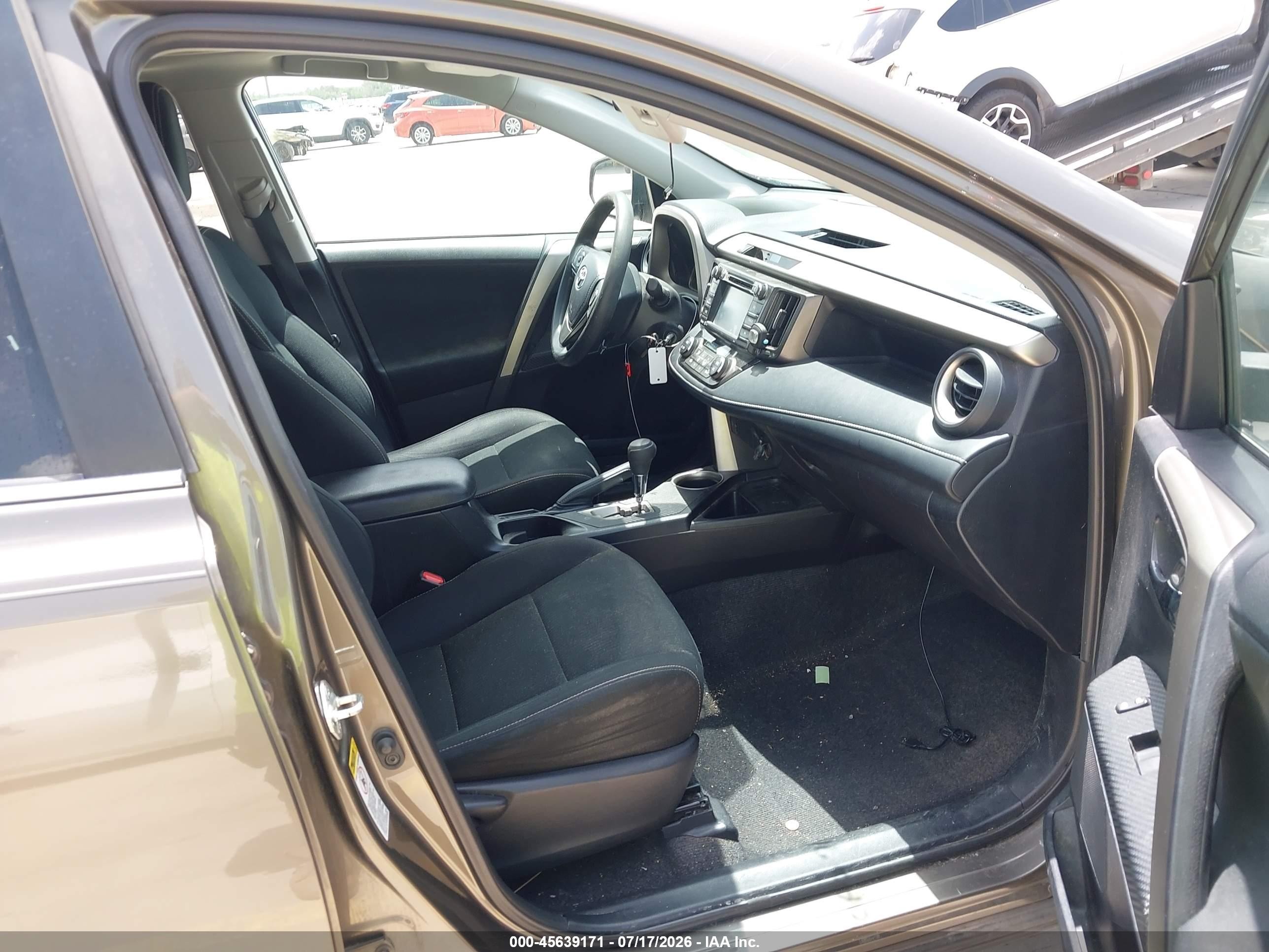 2014 Toyota Rav4 Xle Серый vin: 2T3RFREV8EW202327