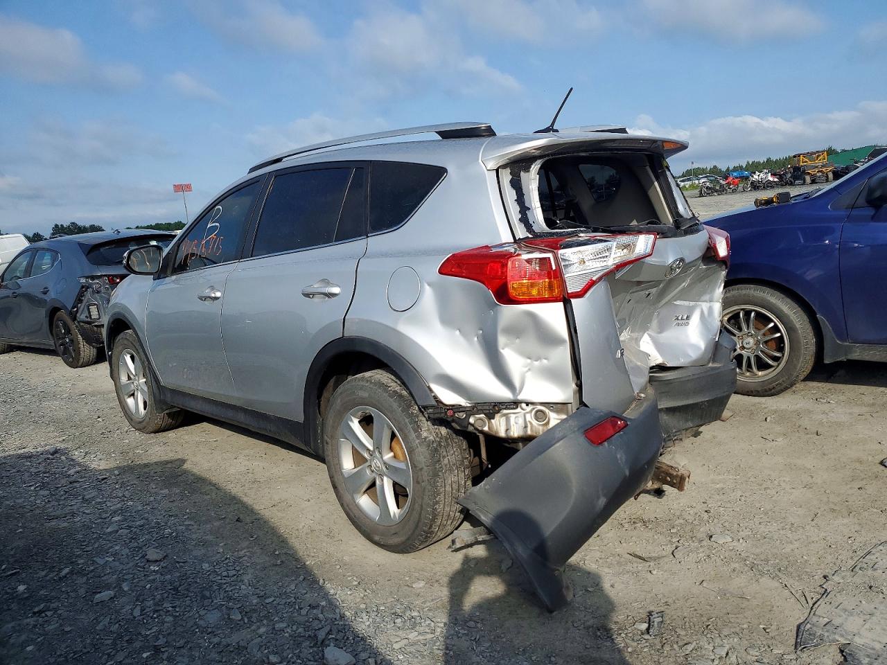 2014 Toyota Rav4 Xle Silver vin: 2T3RFREV8EW213196