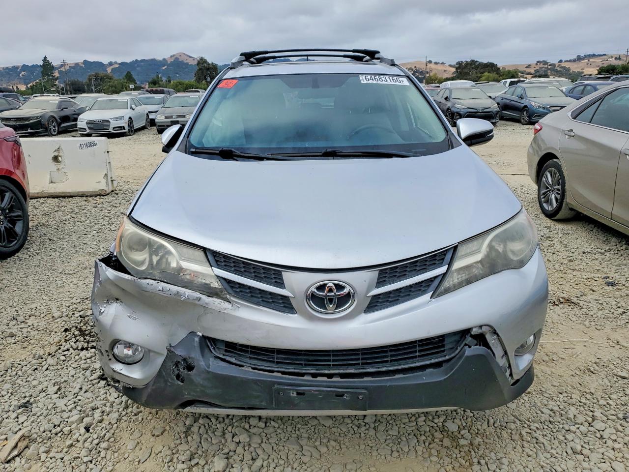 2014 Toyota Rav4 Xle Silver vin: 2T3RFREV8EW228443