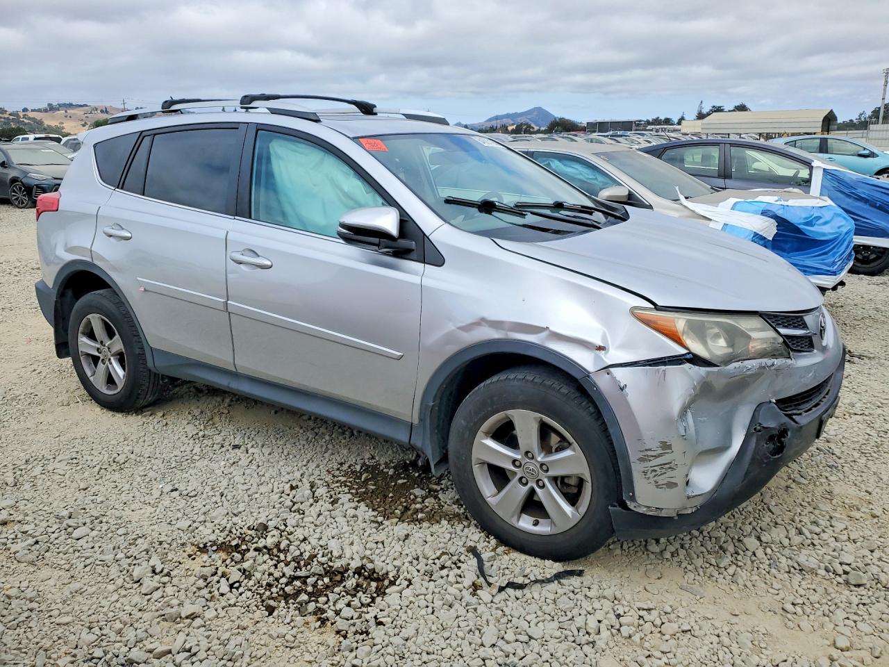 2014 Toyota Rav4 Xle Silver vin: 2T3RFREV8EW228443