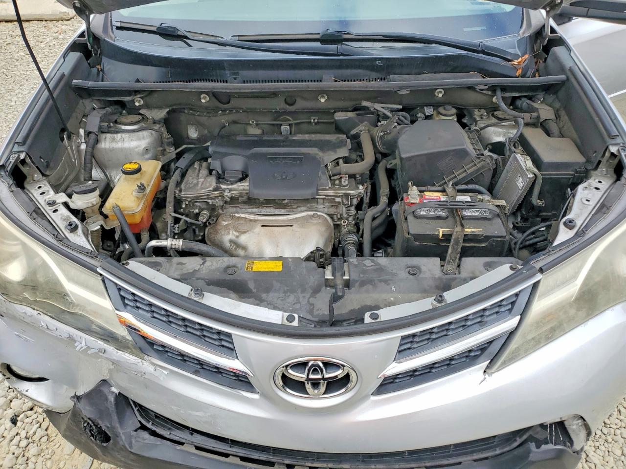2014 Toyota Rav4 Xle Silver vin: 2T3RFREV8EW228443