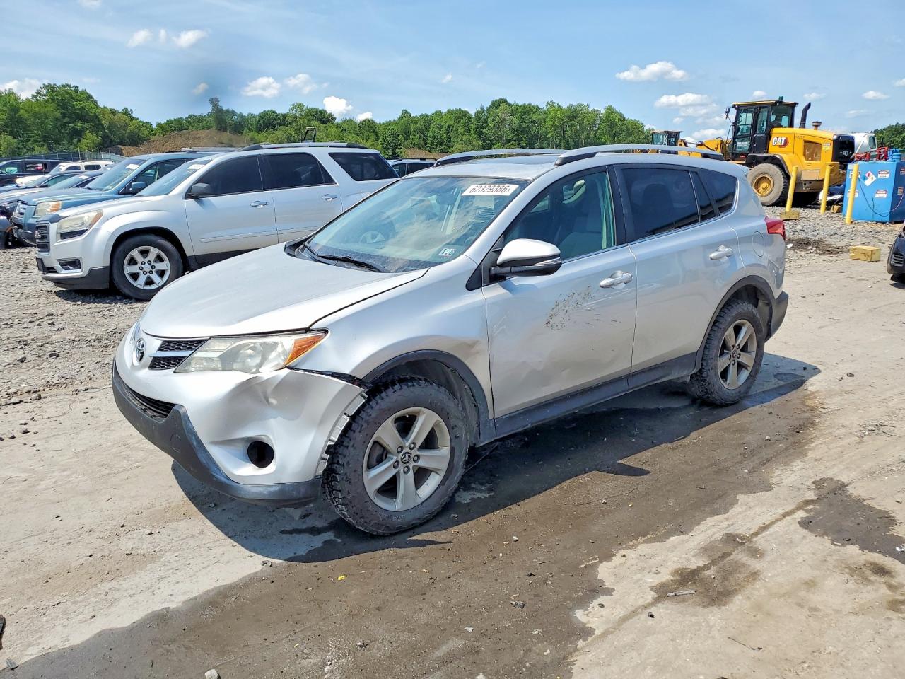2015 Toyota Rav4 Xle Silver vin: 2T3RFREV8FW251495