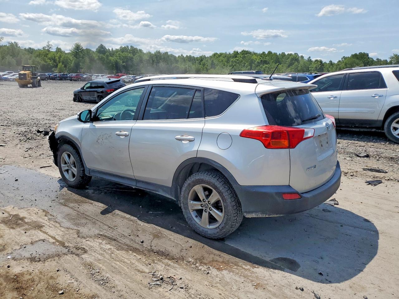 2015 Toyota Rav4 Xle Silver vin: 2T3RFREV8FW251495