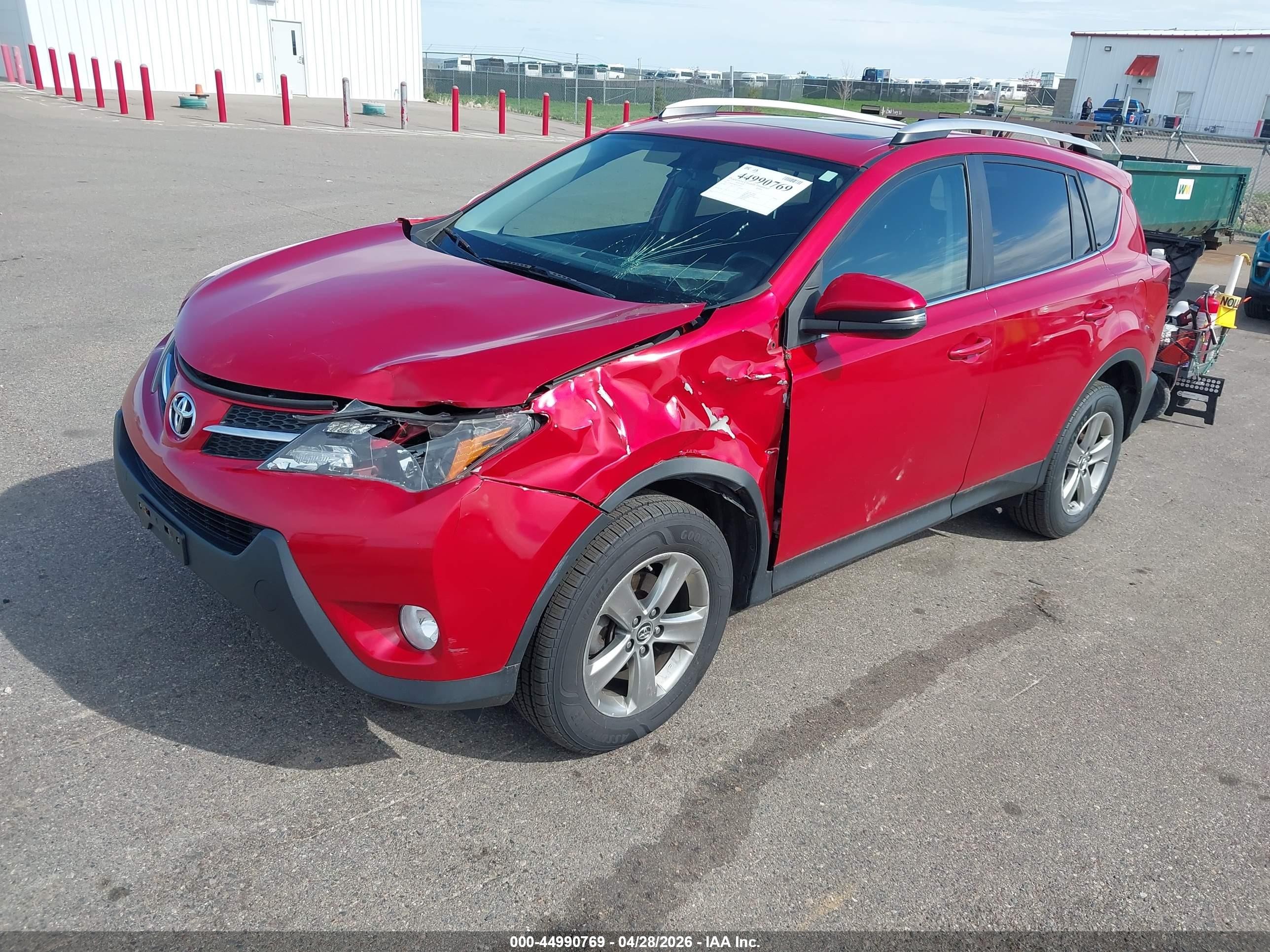 2015 Toyota Rav4 Xle Red vin: 2T3RFREV8FW272072