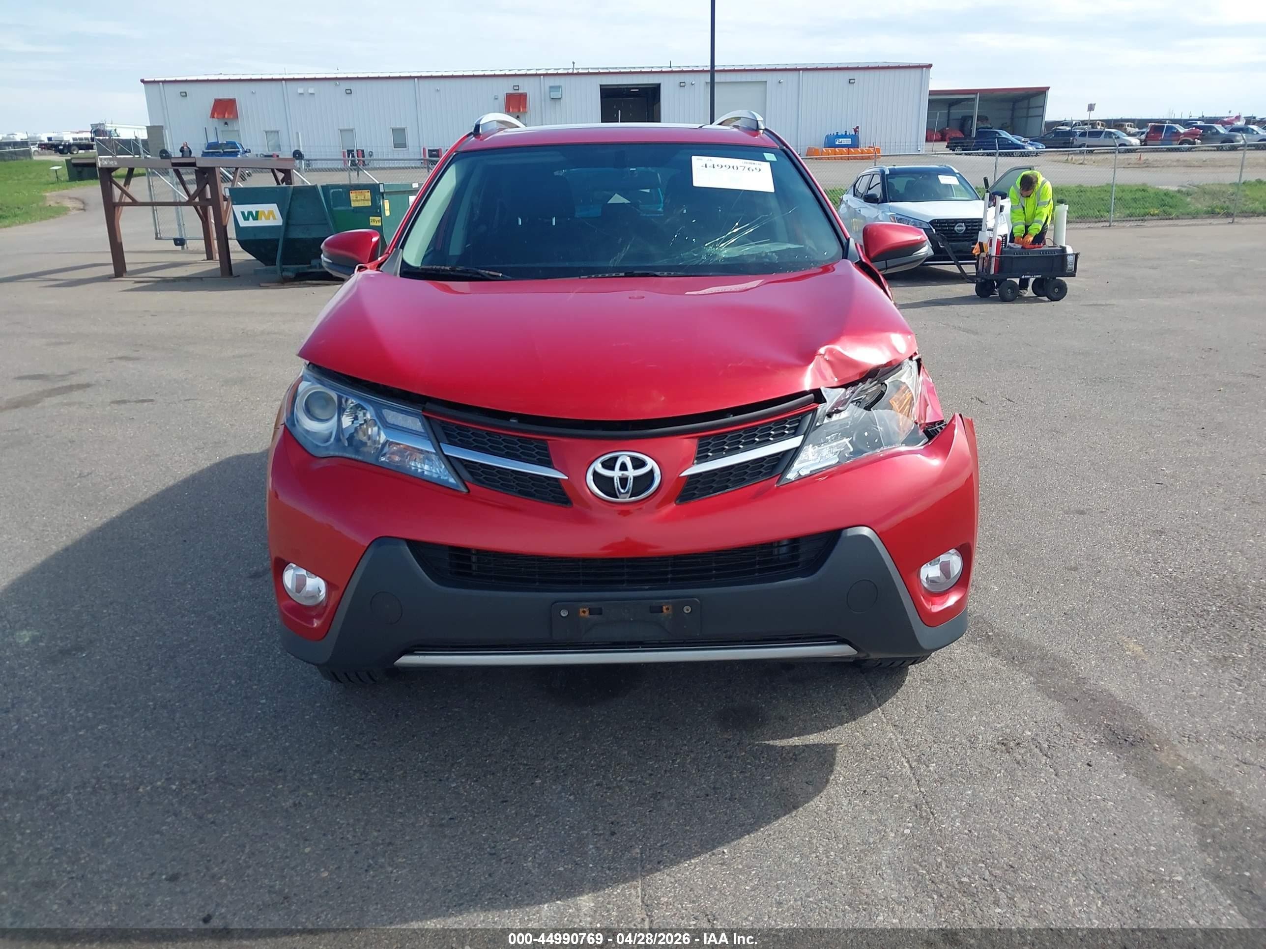 2015 Toyota Rav4 Xle Red vin: 2T3RFREV8FW272072
