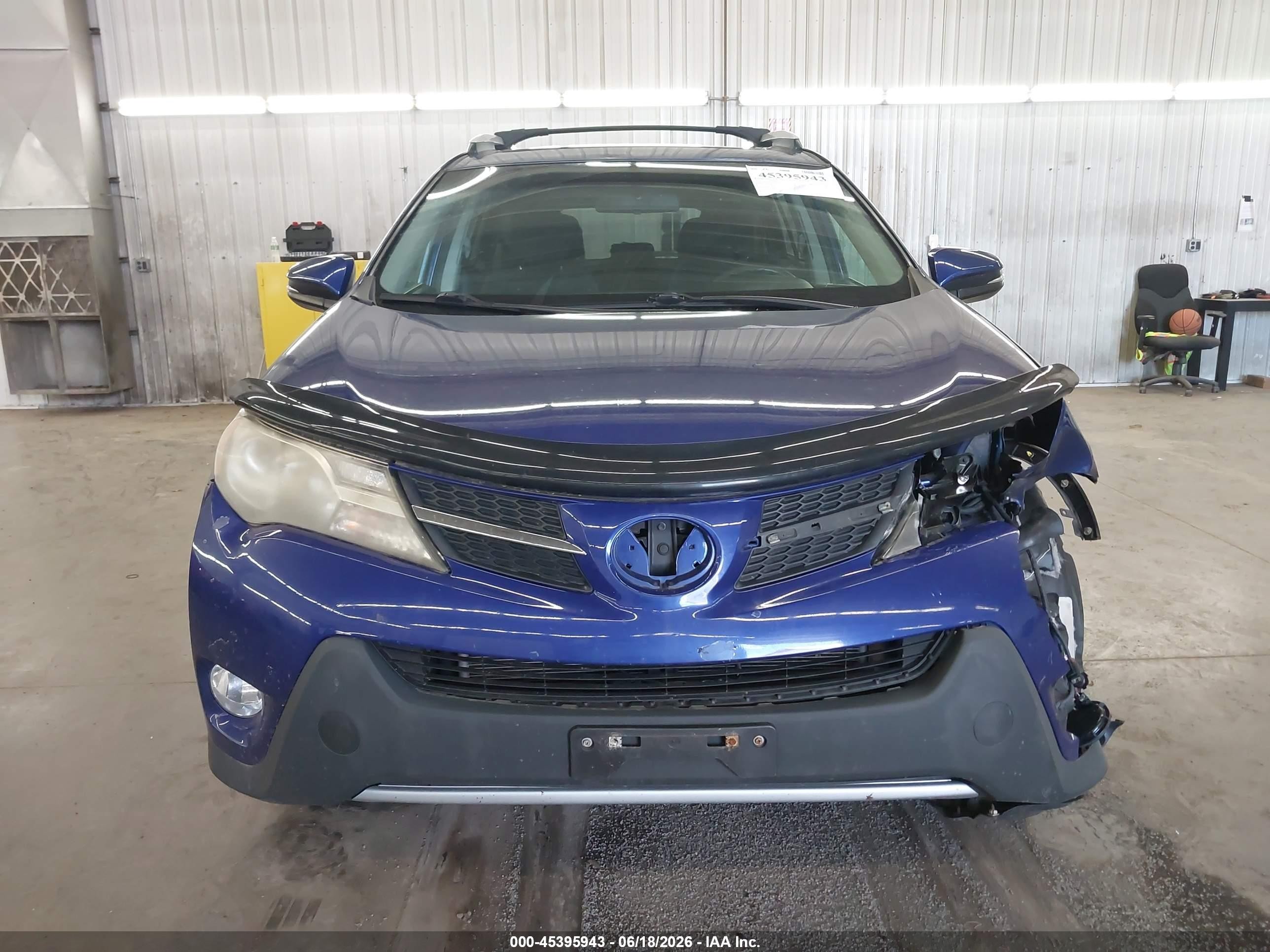 2015 Toyota Rav4 Xle Blue vin: 2T3RFREV8FW316202