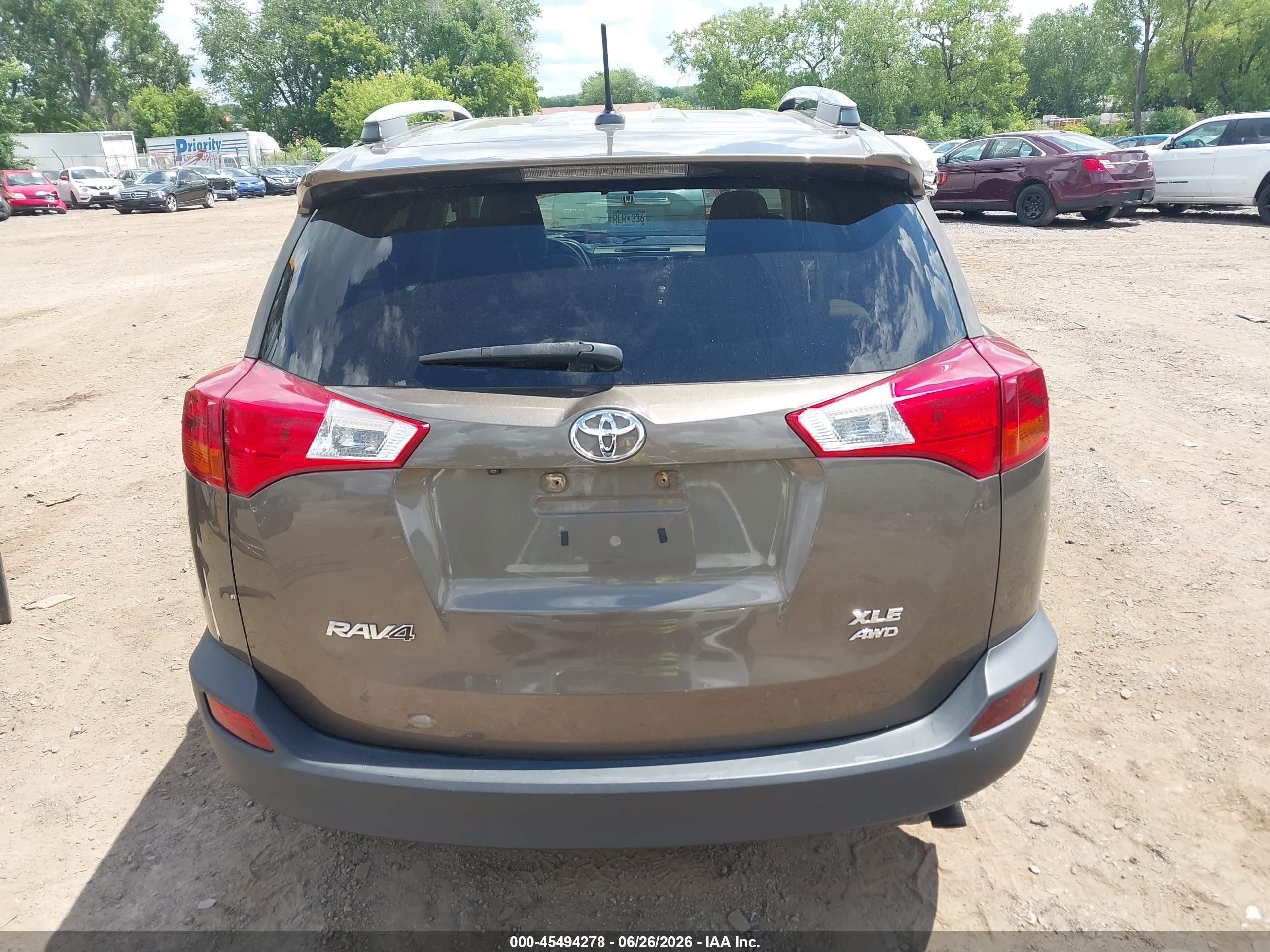 2015 Toyota Rav4 Xle Gray vin: 2T3RFREV8FW352777