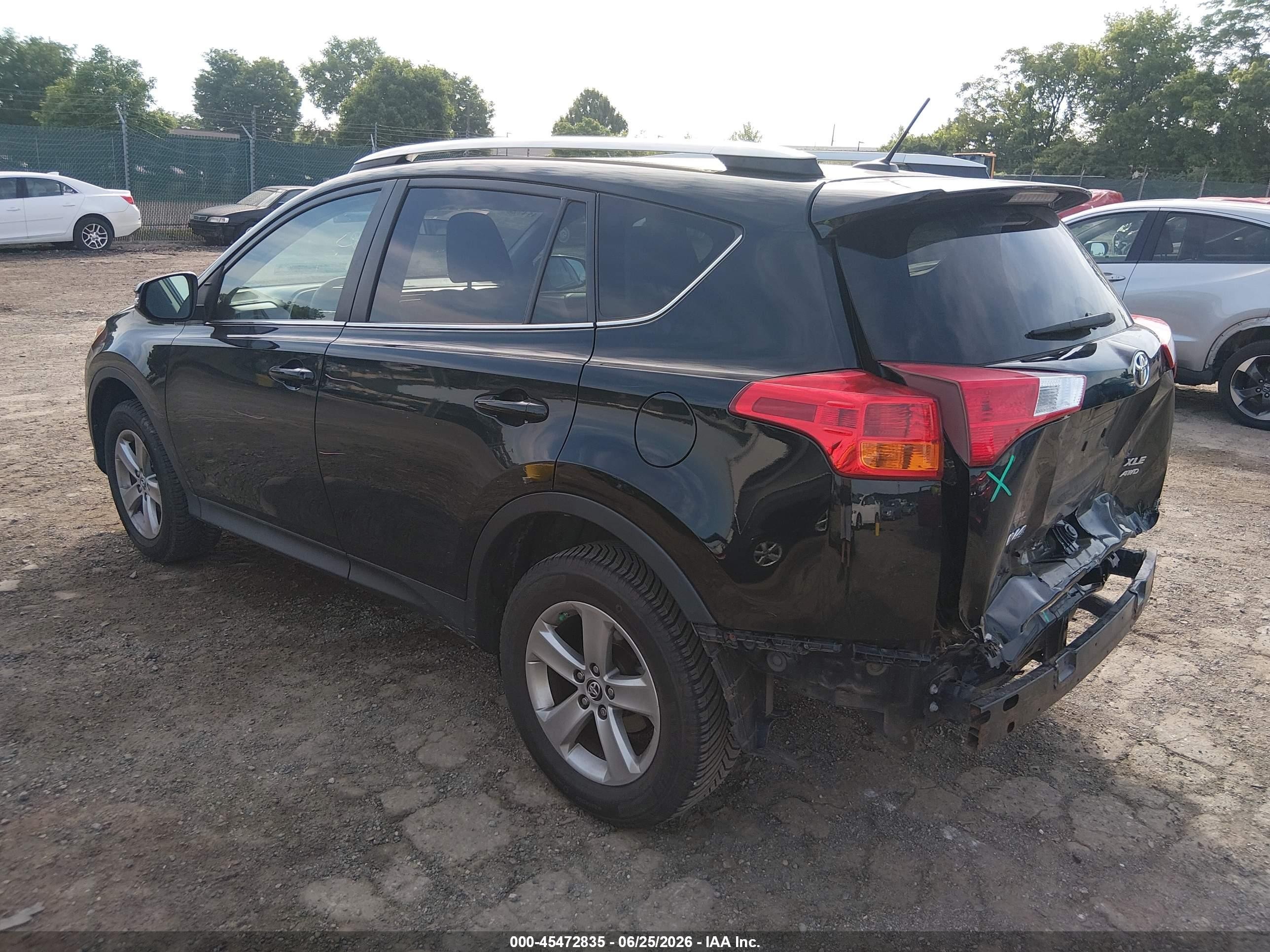 2015 Toyota Rav4 Xle Black vin: 2T3RFREV8FW367425