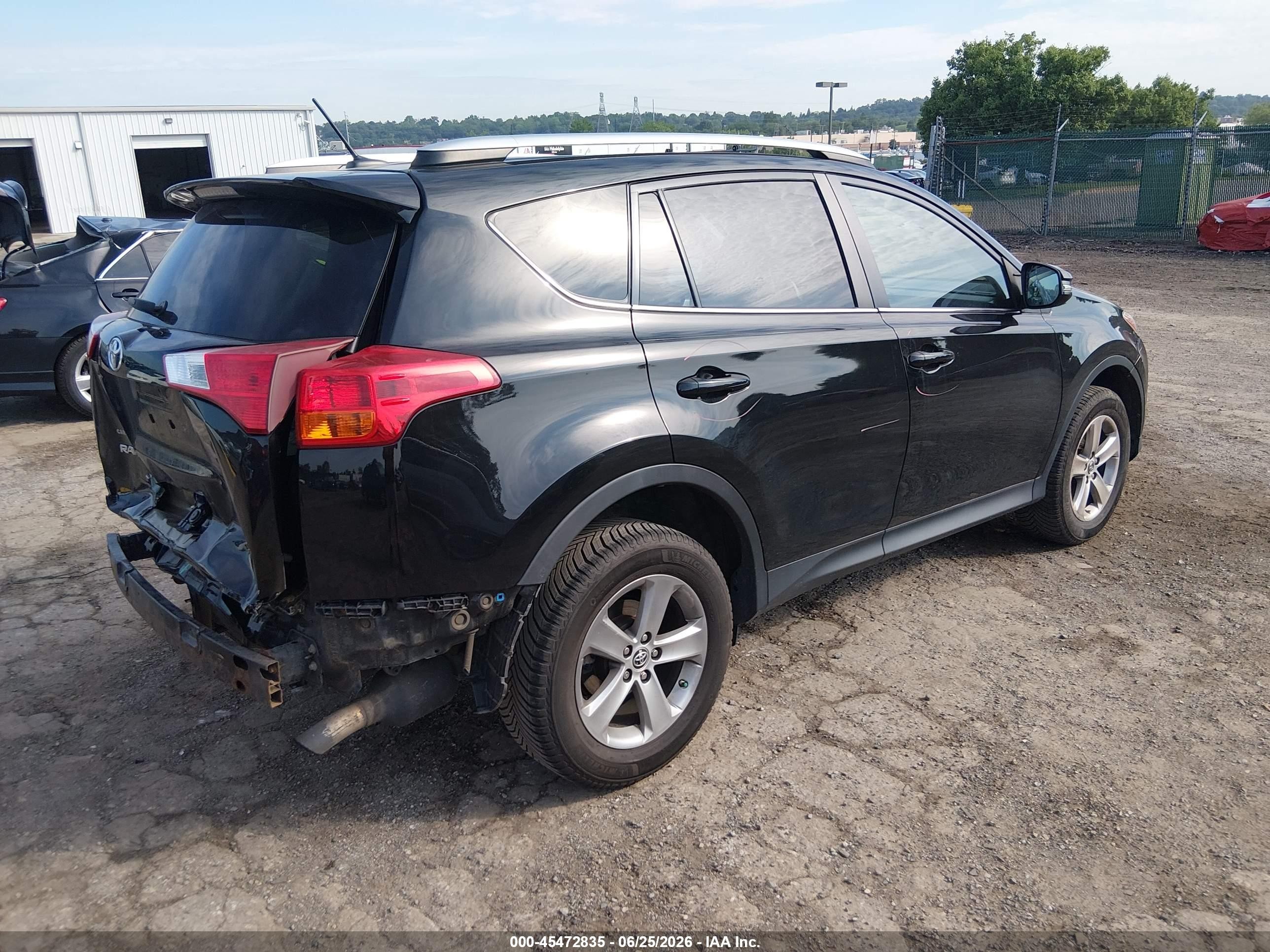 2015 Toyota Rav4 Xle Black vin: 2T3RFREV8FW367425