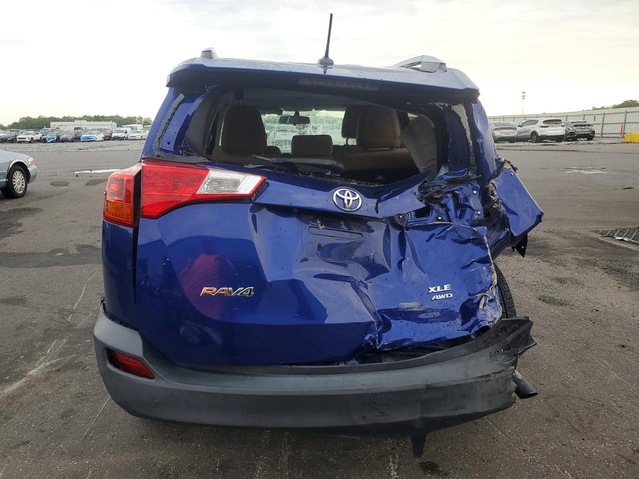 2015 Toyota Rav4 Xle Blue vin: 2T3RFREV8FW377159