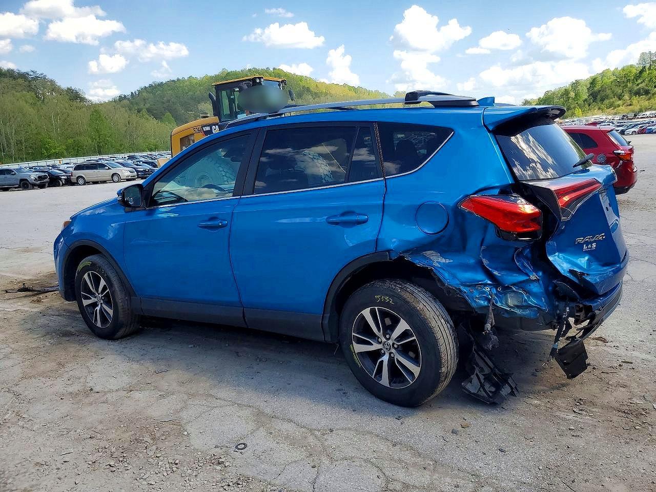 2018 Toyota Rav4 Xle Синий vin: 2T3RFREV8JW745994