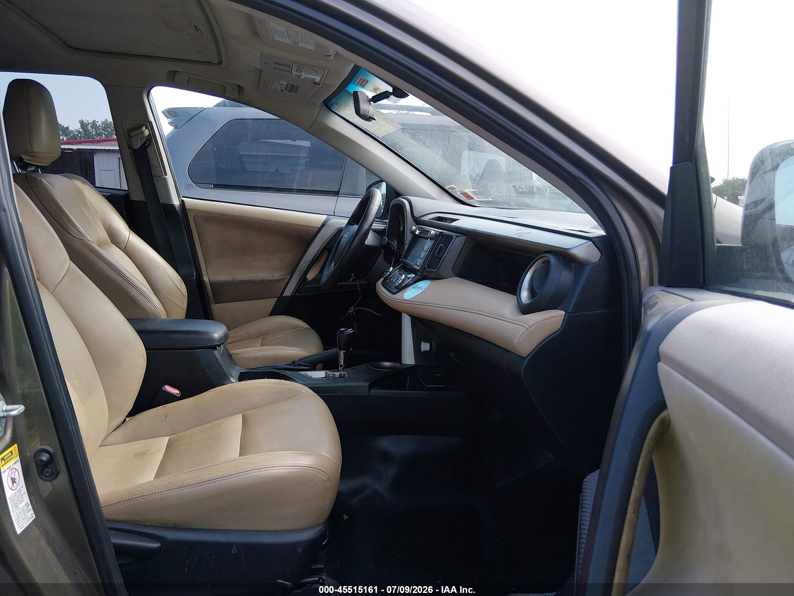 2013 Toyota Rav4 Xle Brown vin: 2T3RFREV9DW012860