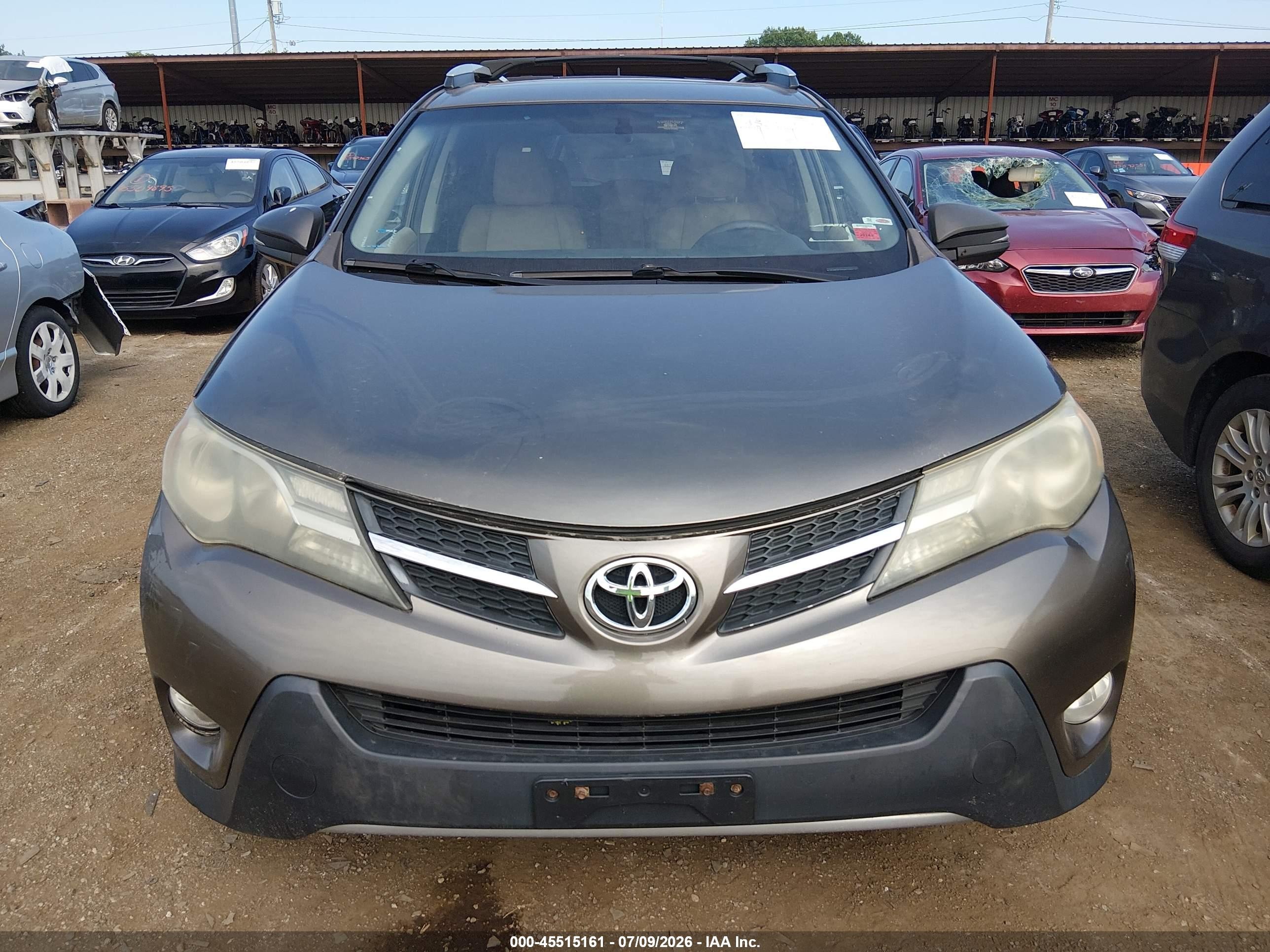 2013 Toyota Rav4 Xle Brown vin: 2T3RFREV9DW012860
