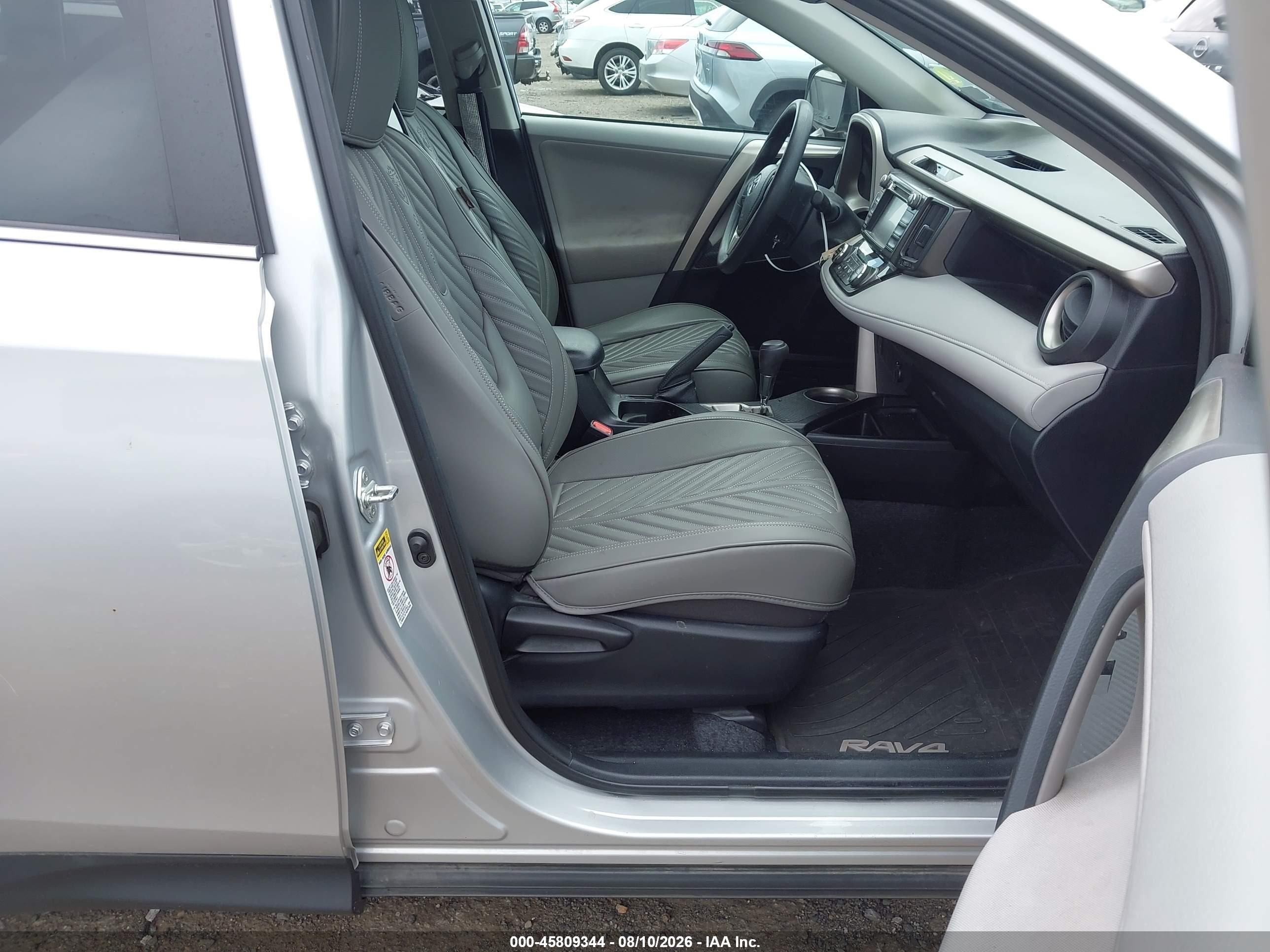 2013 Toyota Rav4 Xle Silver vin: 2T3RFREV9DW029836