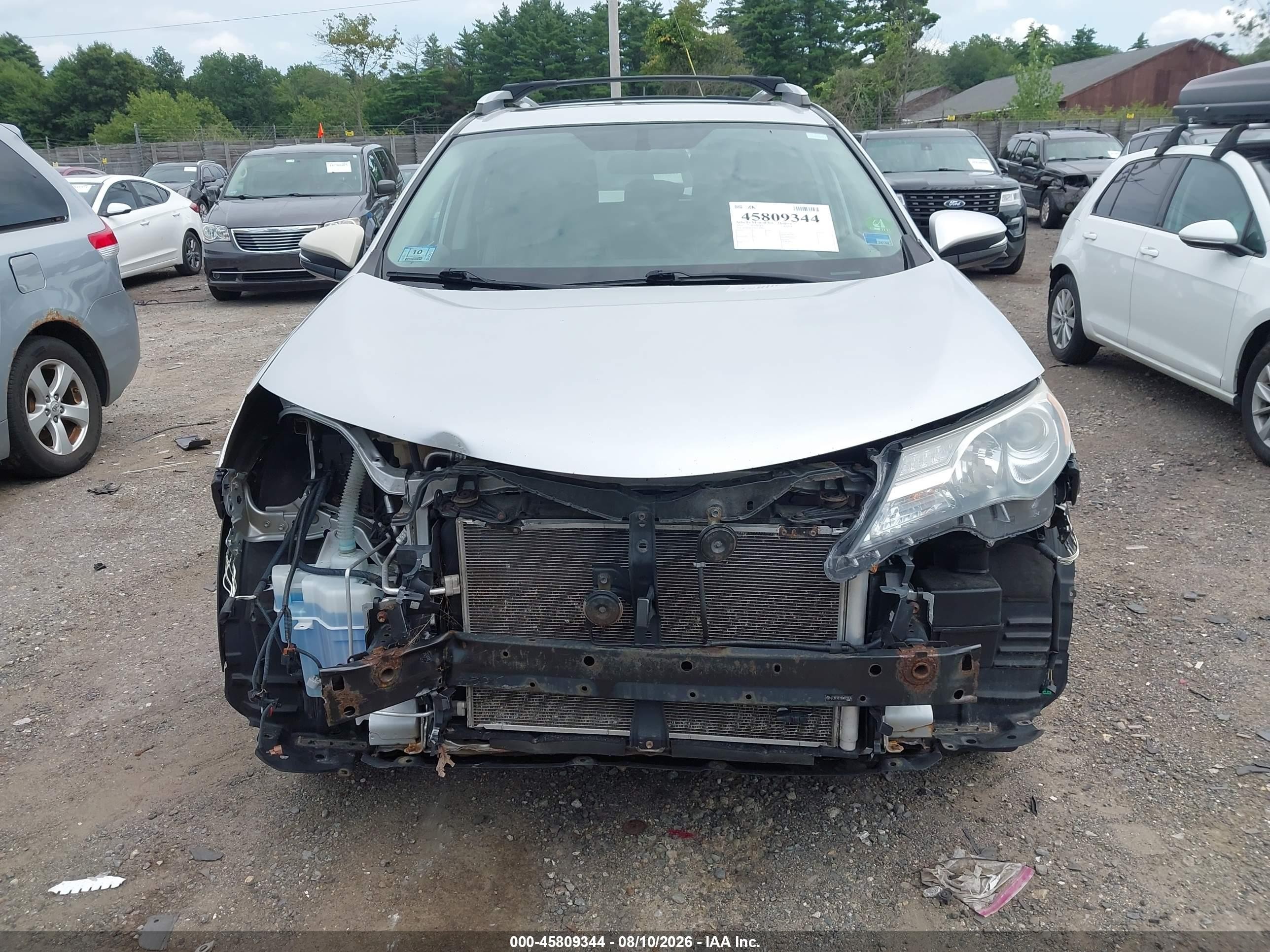 2013 Toyota Rav4 Xle Silver vin: 2T3RFREV9DW029836