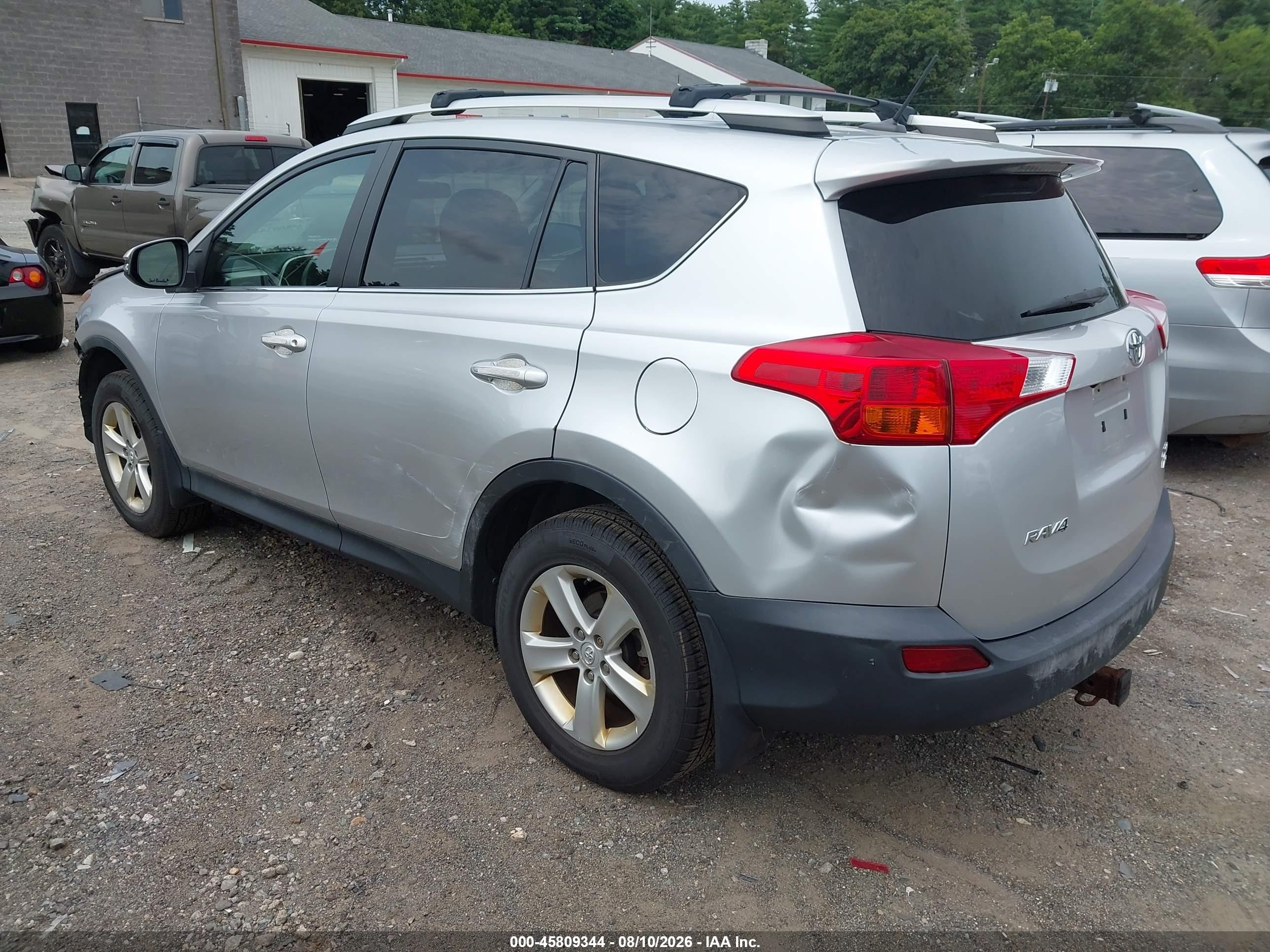 2013 Toyota Rav4 Xle Silver vin: 2T3RFREV9DW029836