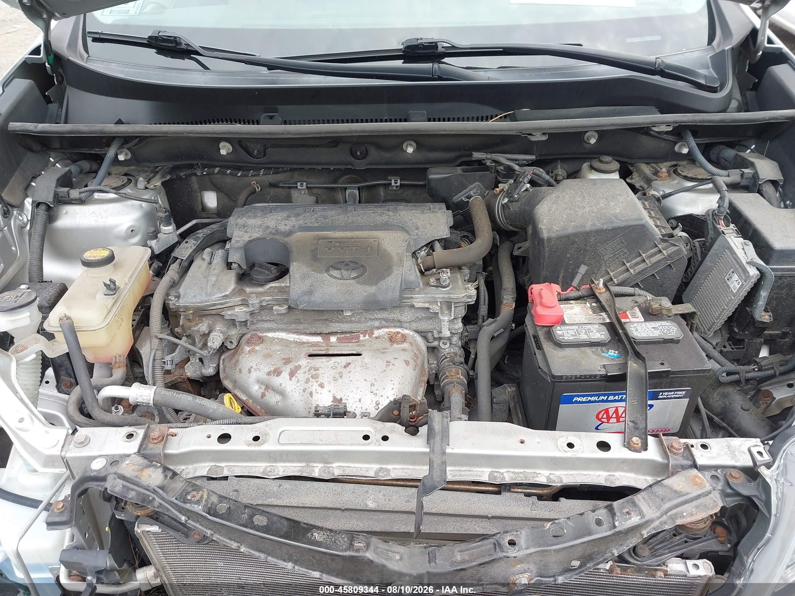 2013 Toyota Rav4 Xle Silver vin: 2T3RFREV9DW029836