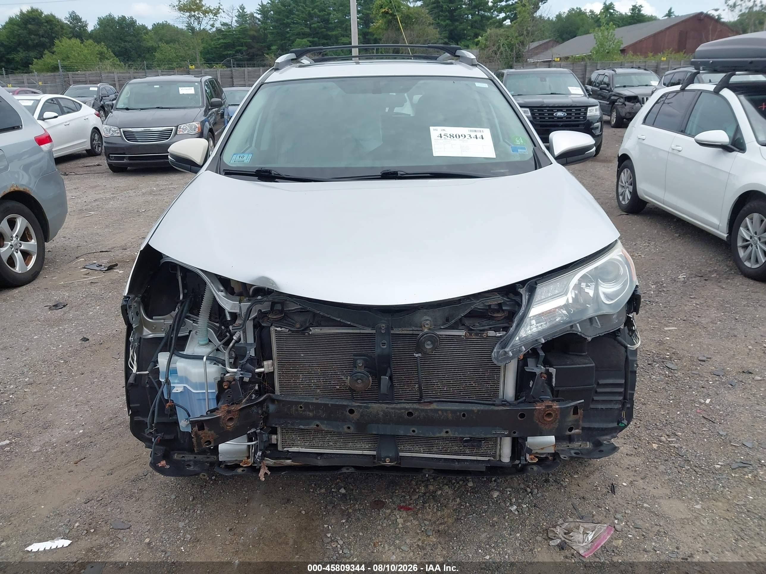 2013 Toyota Rav4 Xle Silver vin: 2T3RFREV9DW029836
