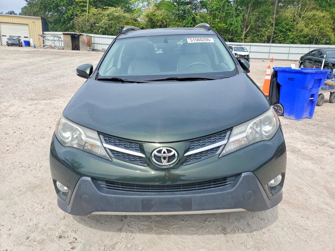 2013 Toyota Rav4 Xle Green vin: 2T3RFREV9DW042599
