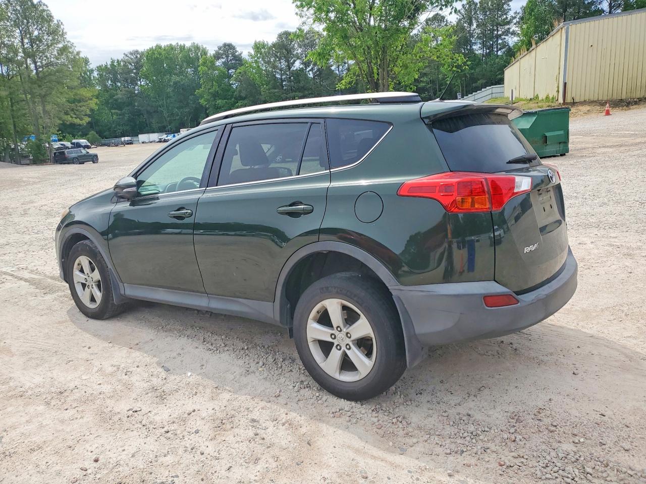 2013 Toyota Rav4 Xle Green vin: 2T3RFREV9DW042599