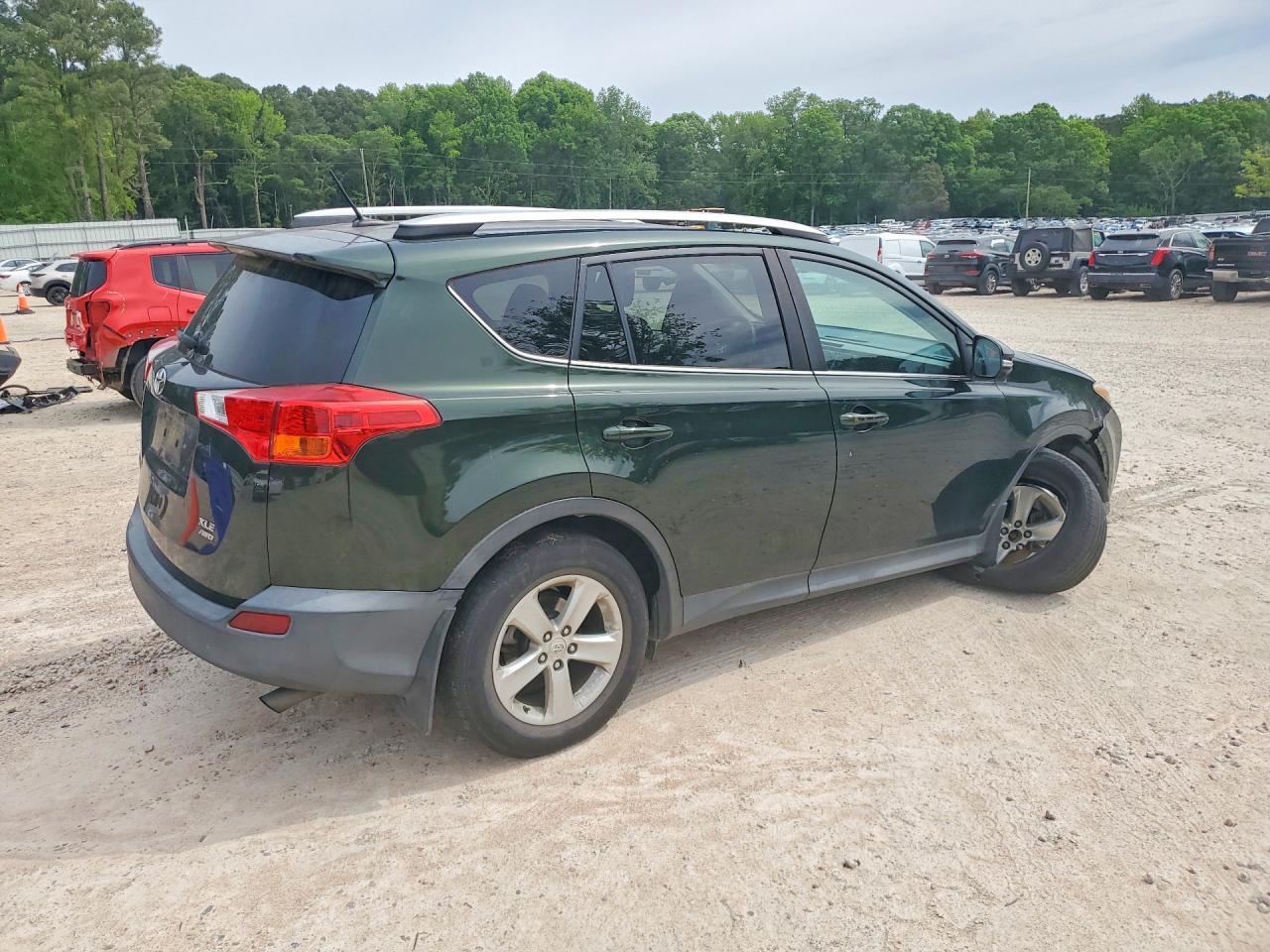 2013 Toyota Rav4 Xle Green vin: 2T3RFREV9DW042599