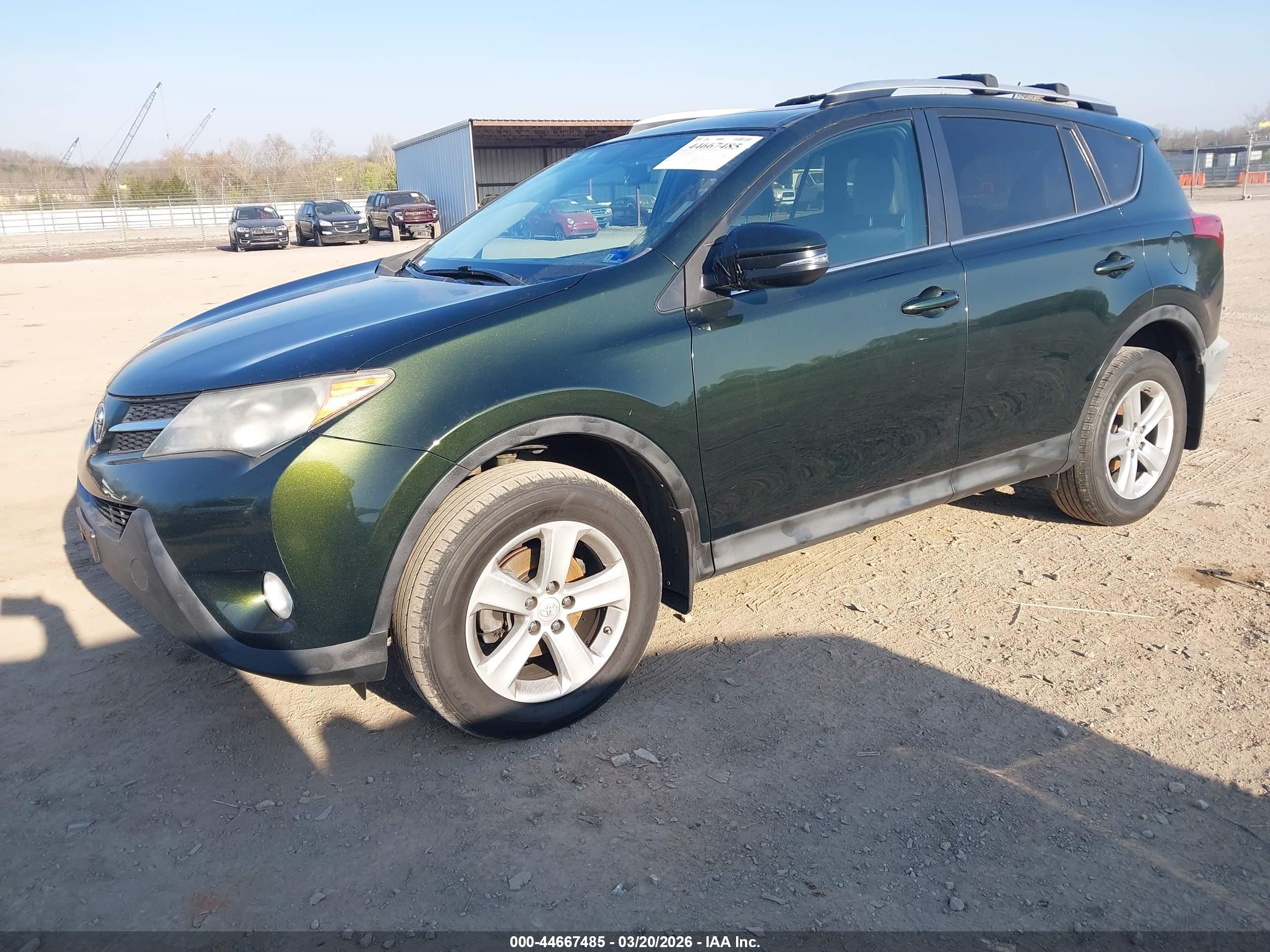 2013 Toyota Rav4 Xle Green vin: 2T3RFREV9DW081399