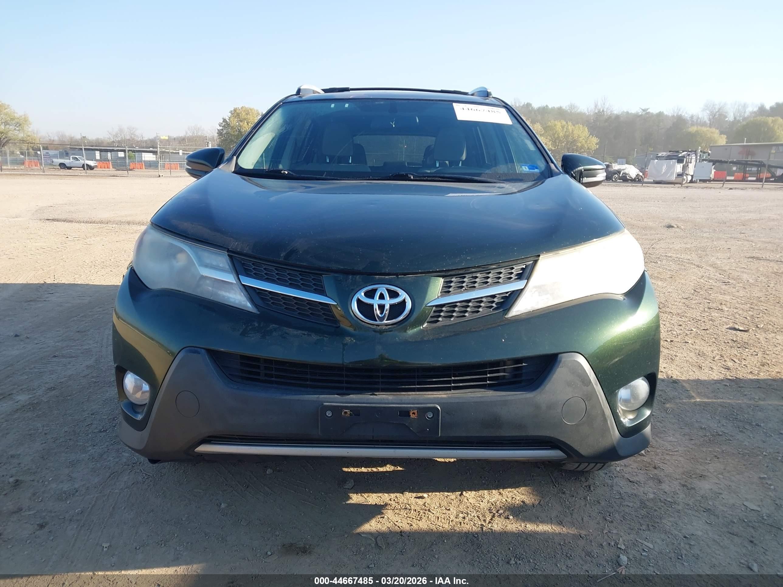 2013 Toyota Rav4 Xle Green vin: 2T3RFREV9DW081399