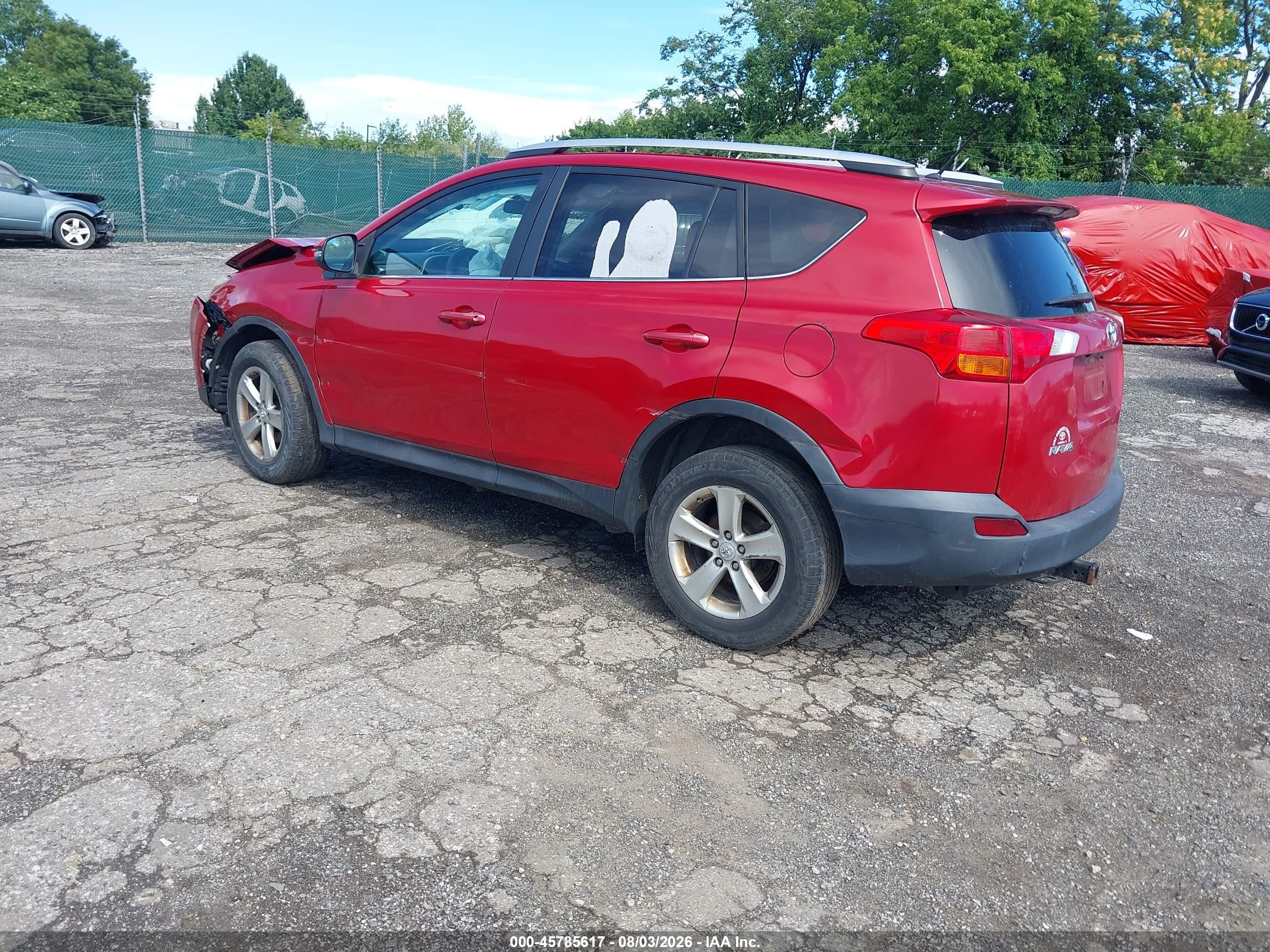 2013 Toyota Rav4 Xle Red vin: 2T3RFREV9DW108147