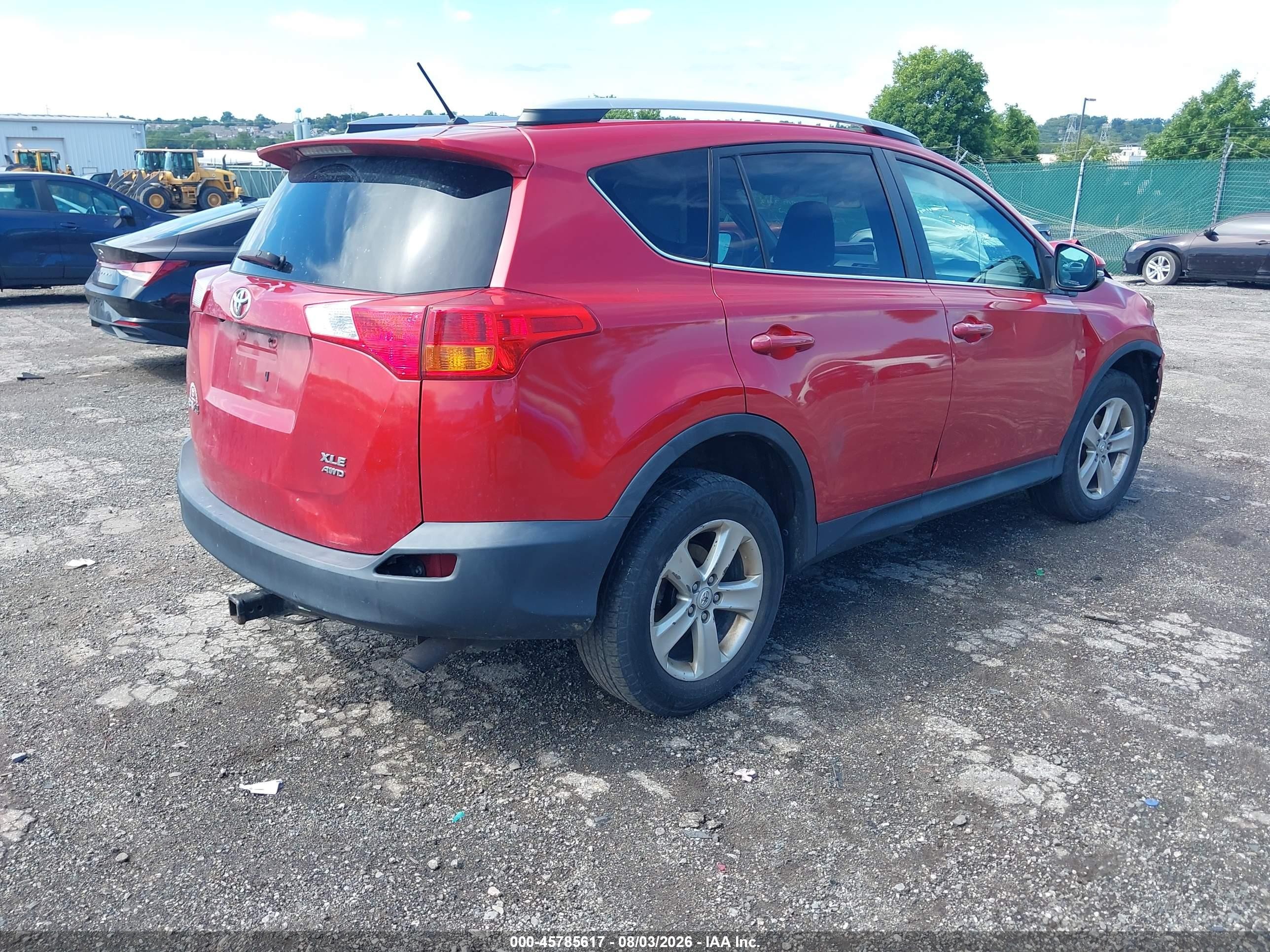 2013 Toyota Rav4 Xle Red vin: 2T3RFREV9DW108147
