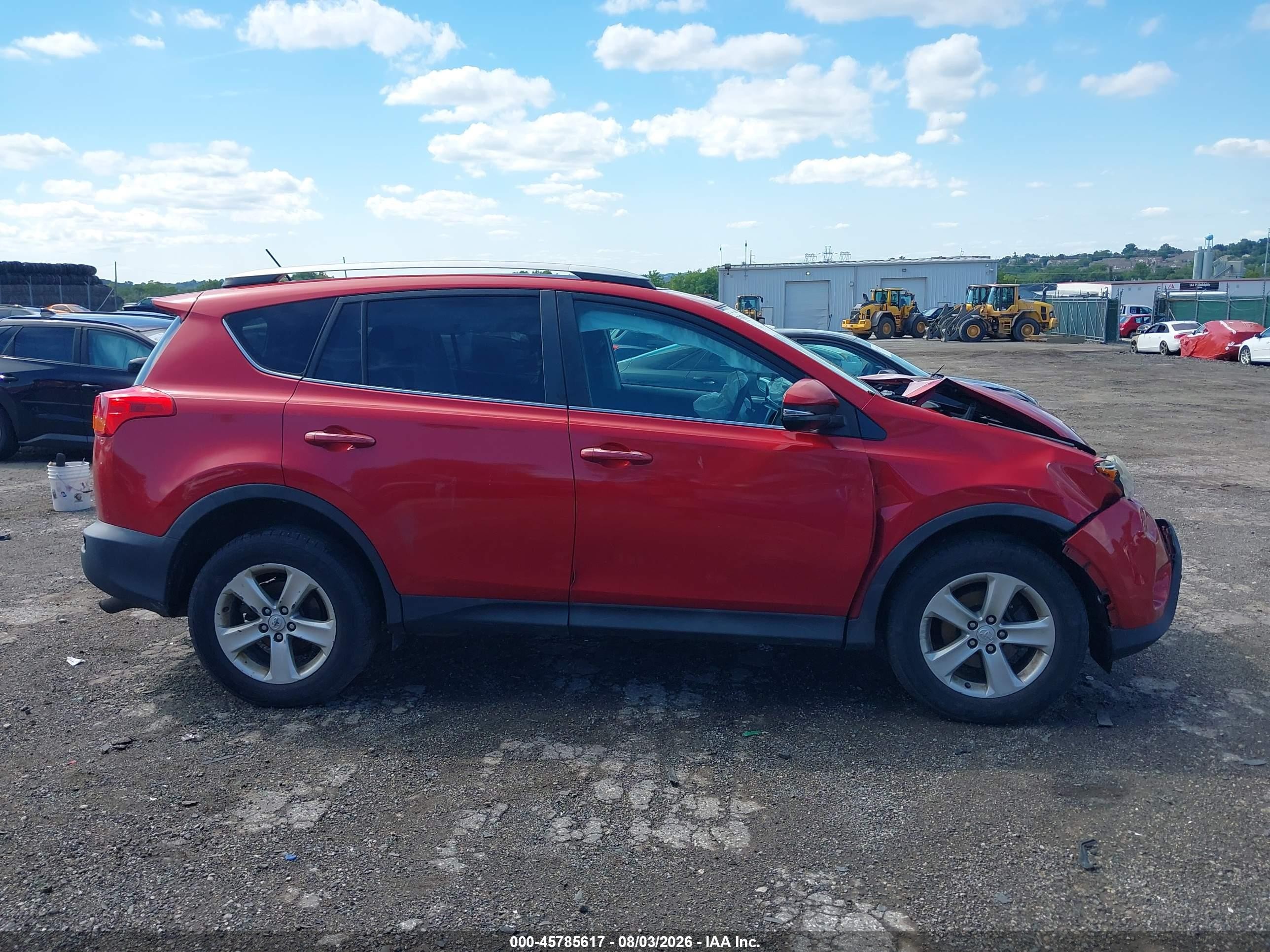2013 Toyota Rav4 Xle Red vin: 2T3RFREV9DW108147