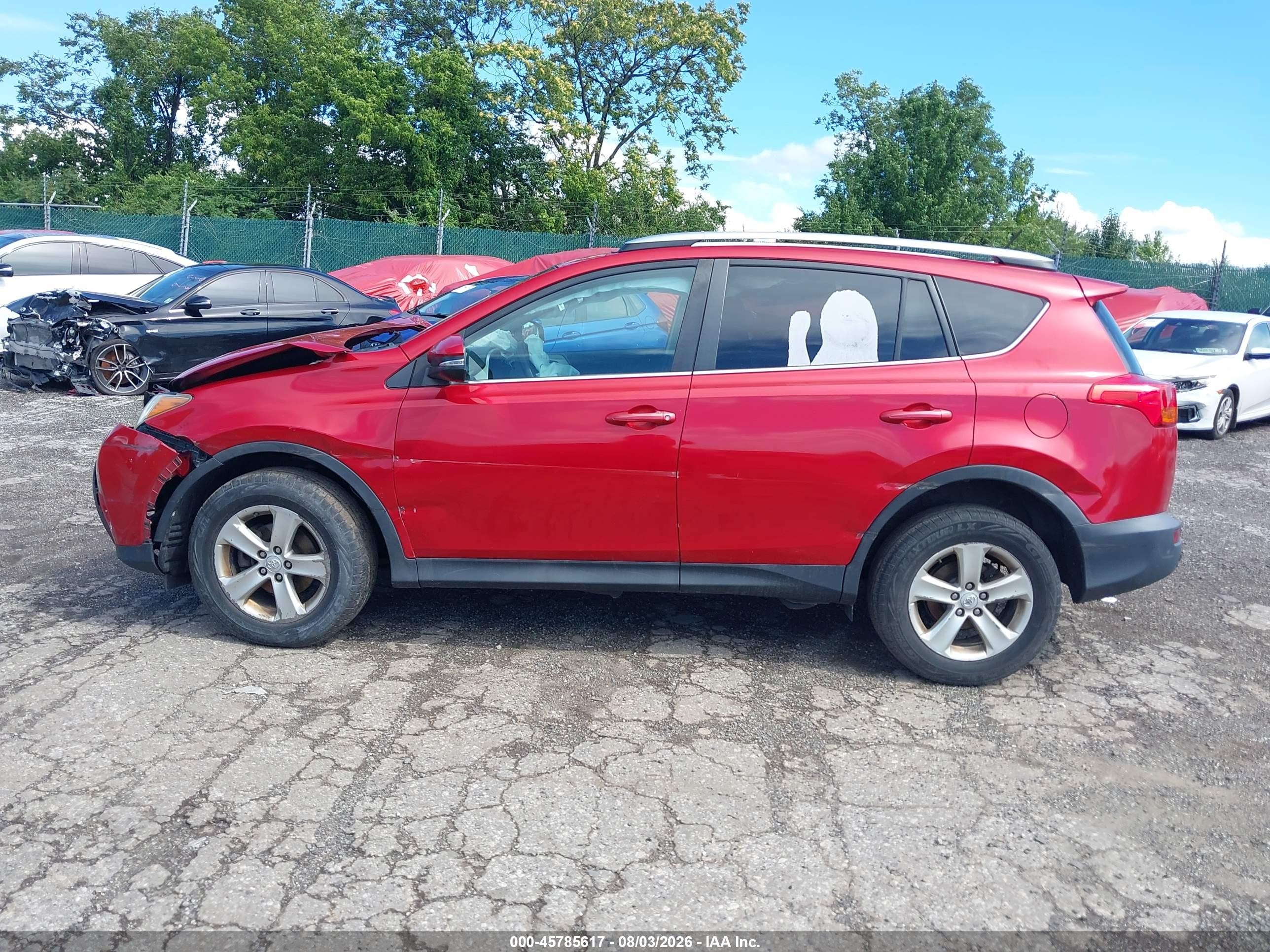2013 Toyota Rav4 Xle Red vin: 2T3RFREV9DW108147