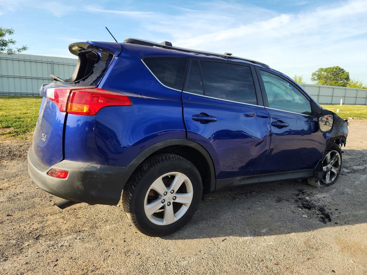 2014 Toyota Rav4 Xle Синий vin: 2T3RFREV9EW126875