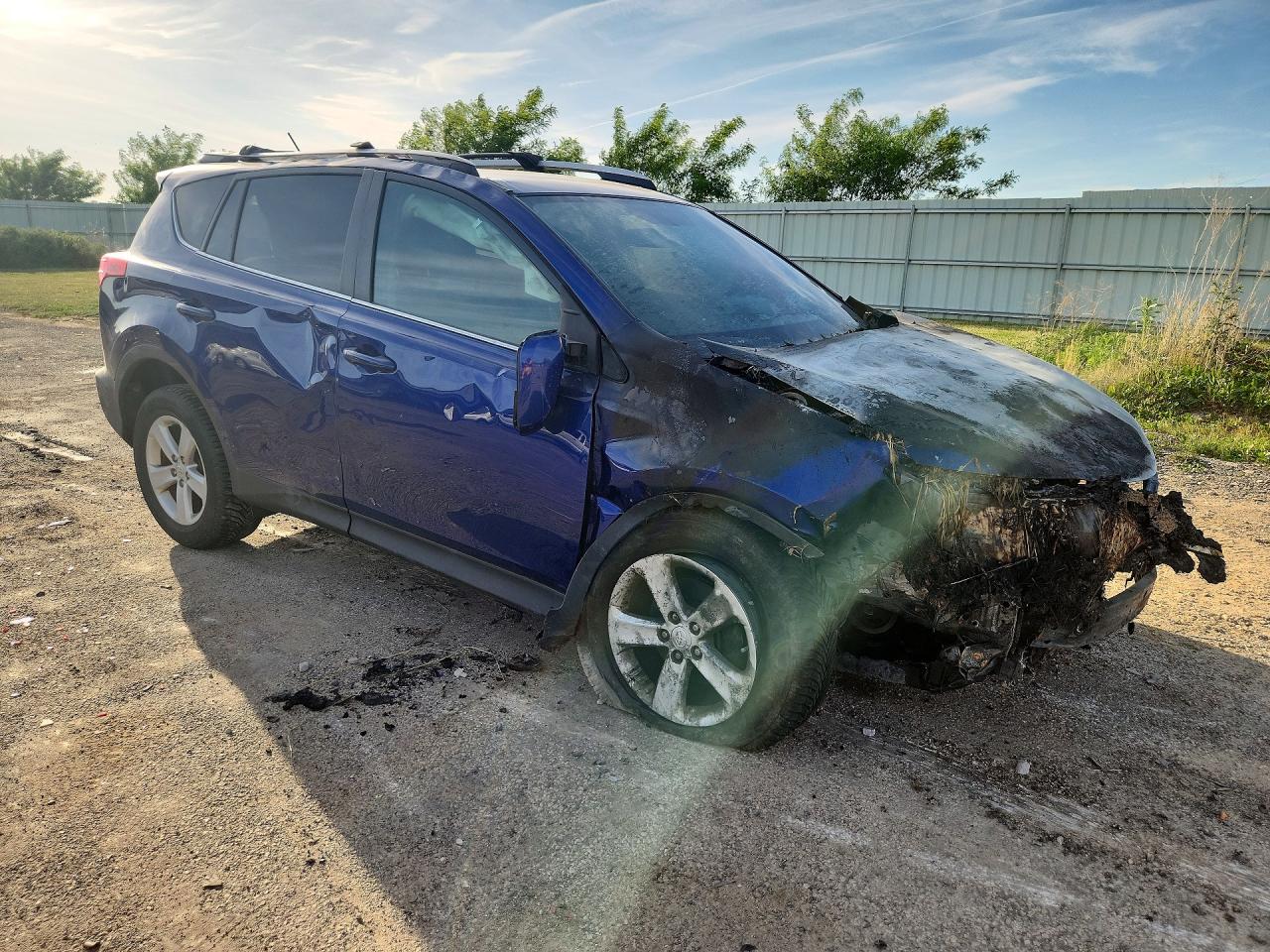 2014 Toyota Rav4 Xle Синий vin: 2T3RFREV9EW126875