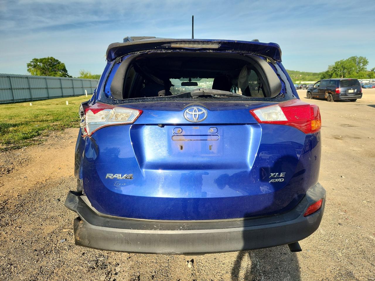 2014 Toyota Rav4 Xle Синий vin: 2T3RFREV9EW126875