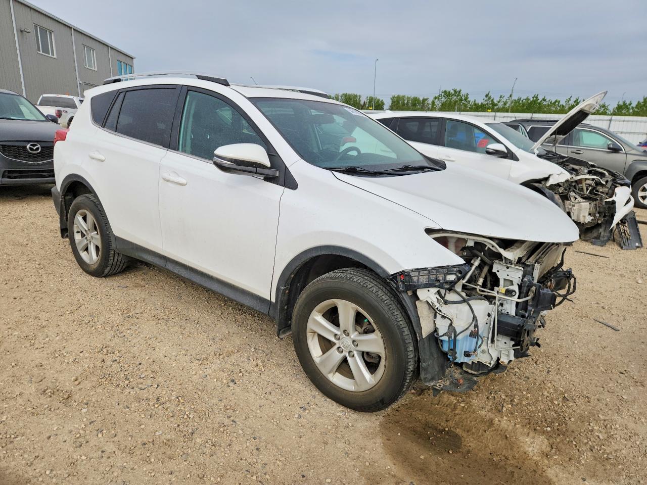 2014 Toyota Rav4 Xle White vin: 2T3RFREV9EW129677
