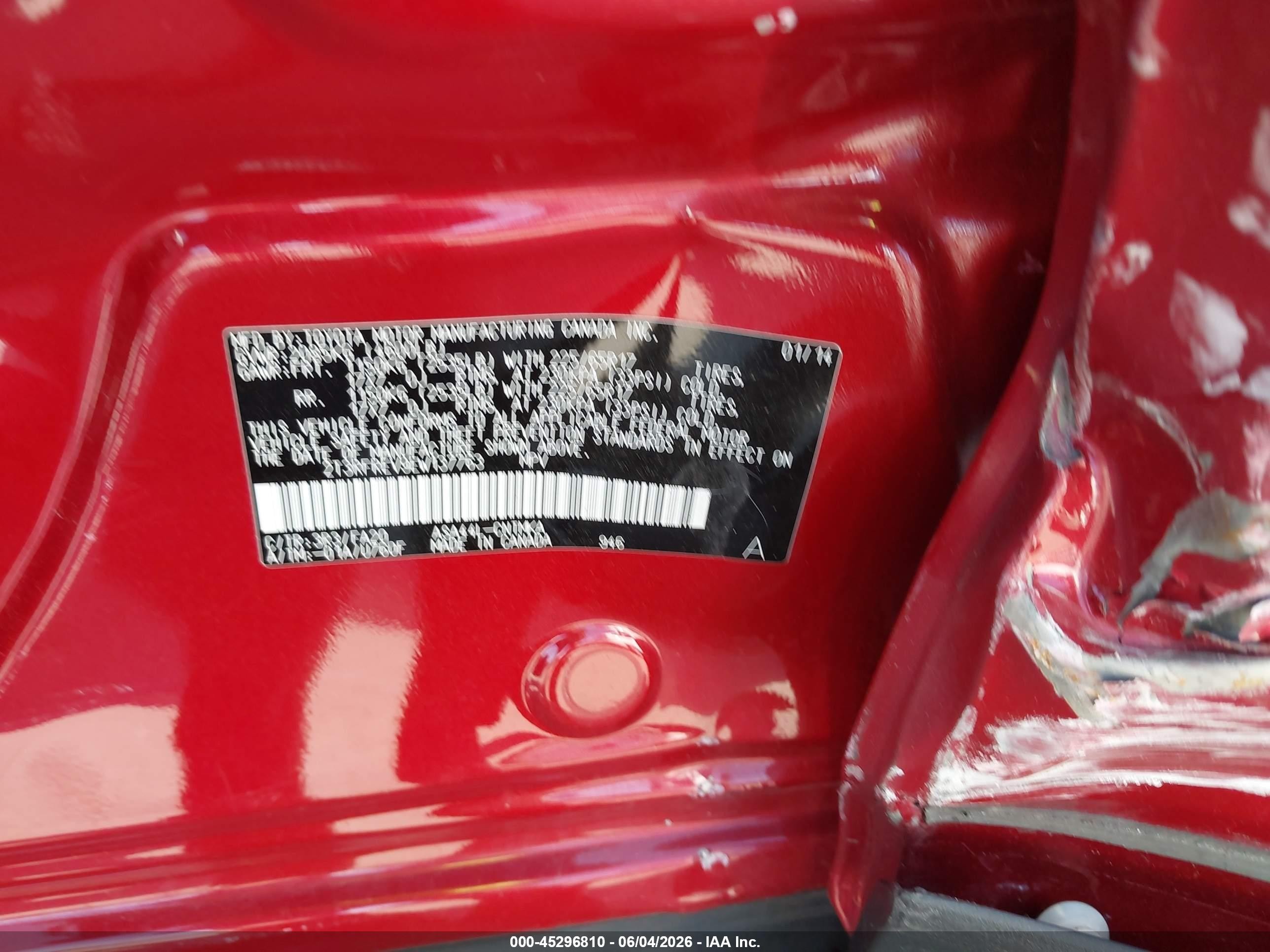 2014 Toyota Rav4 Xle Red vin: 2T3RFREV9EW137763