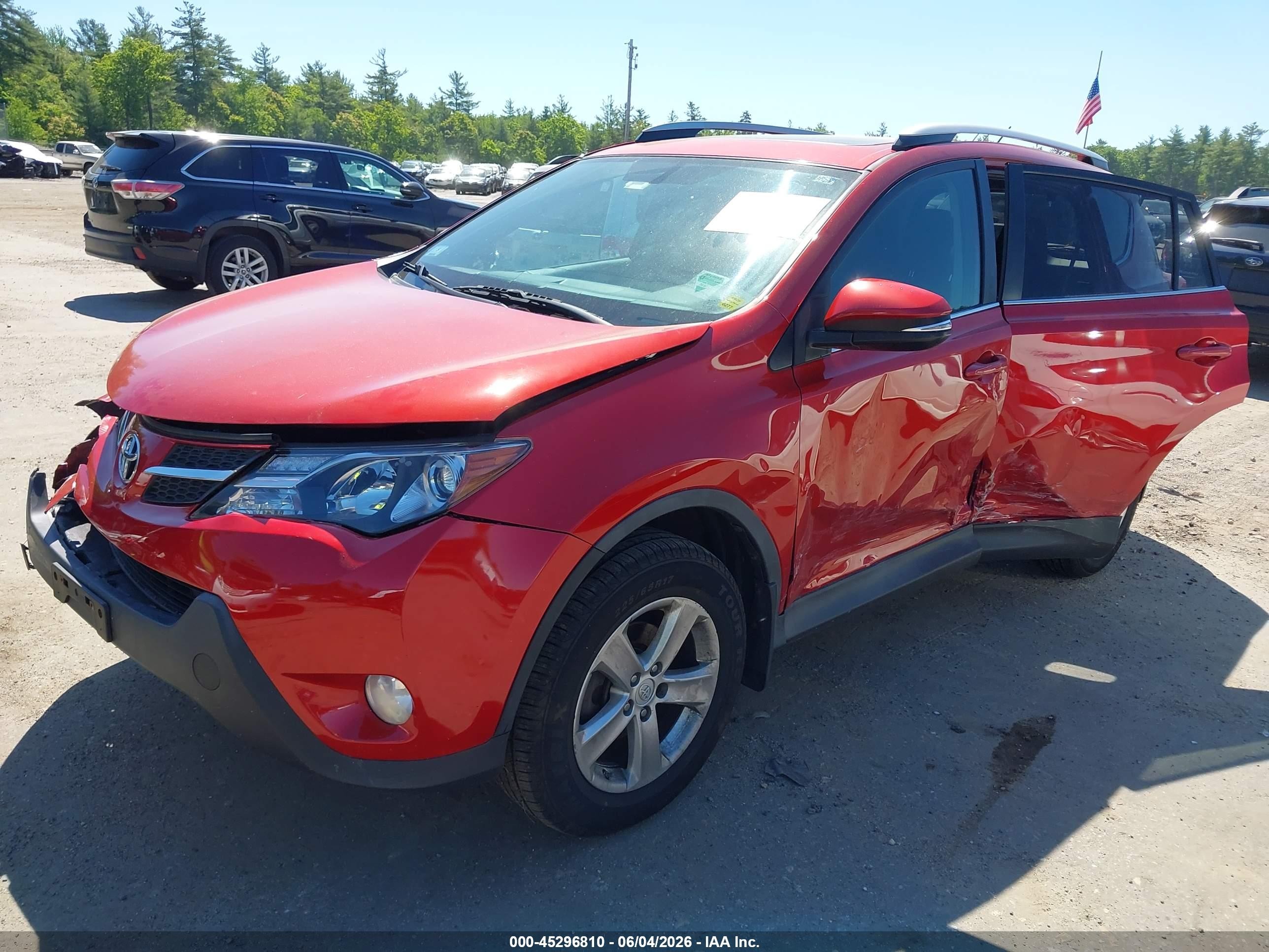 2014 Toyota Rav4 Xle Red vin: 2T3RFREV9EW137763