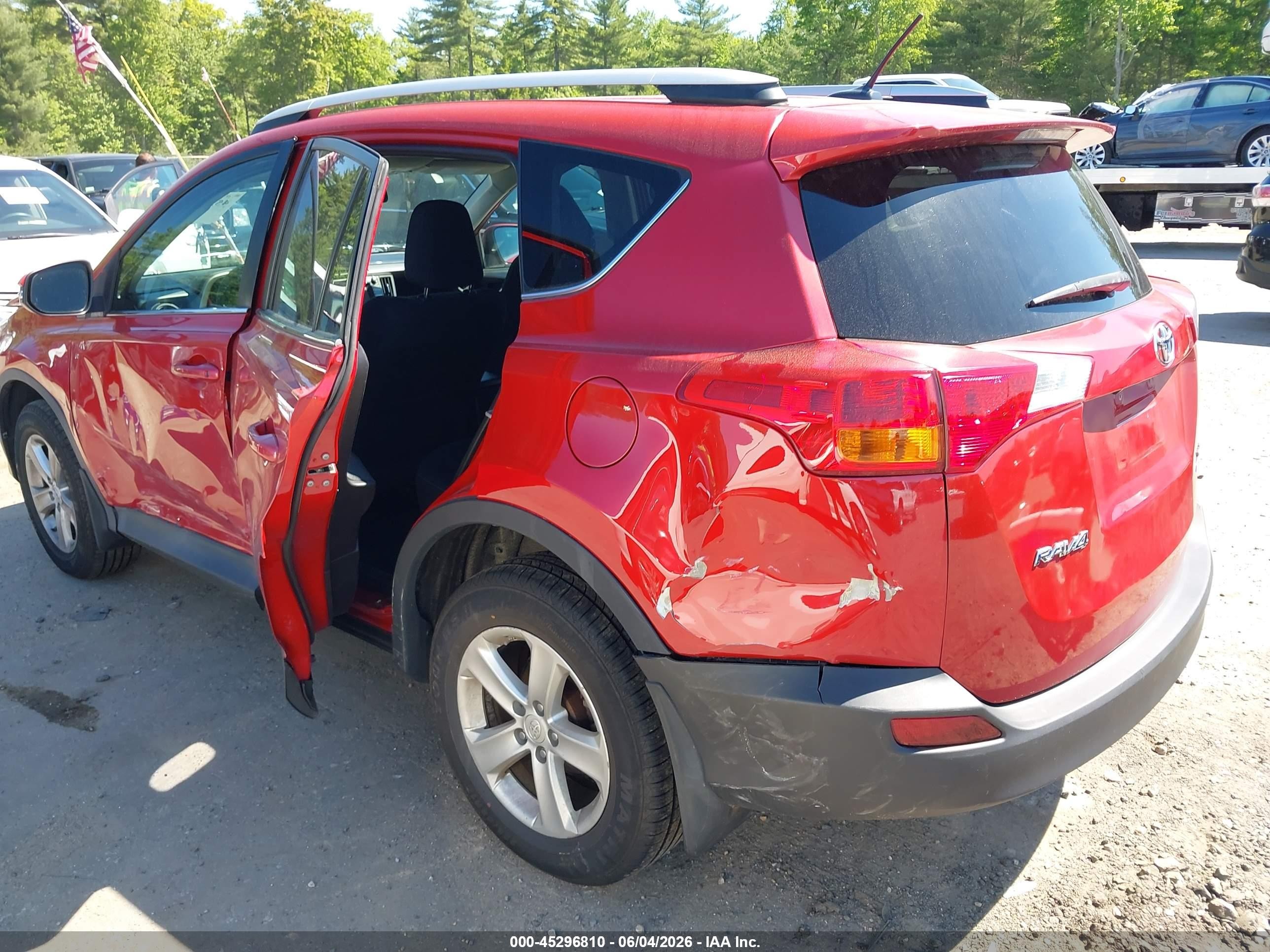2014 Toyota Rav4 Xle Red vin: 2T3RFREV9EW137763