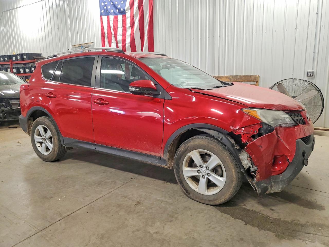 2014 Toyota Rav4 Xle Красный vin: 2T3RFREV9EW146012