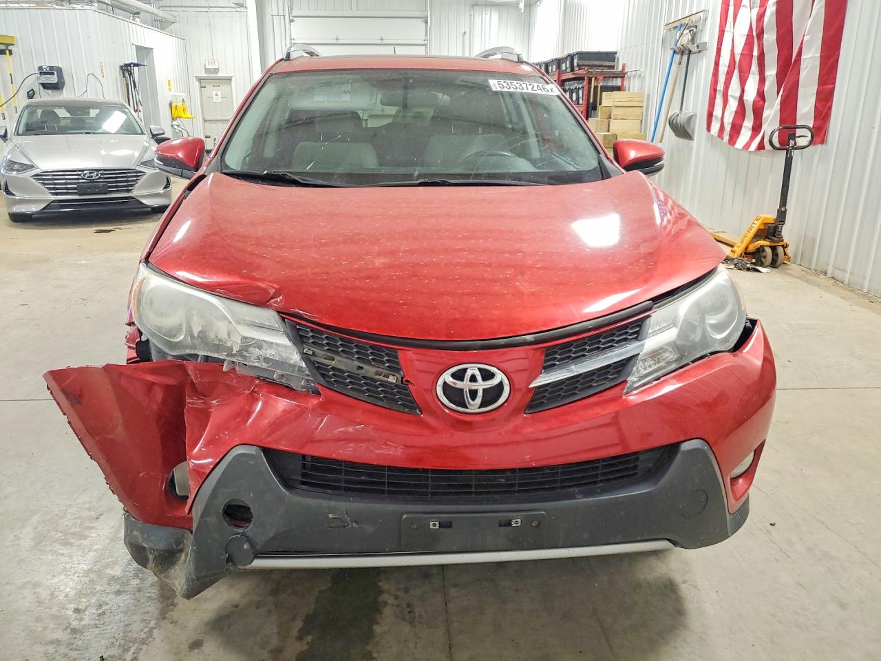 2014 Toyota Rav4 Xle Красный vin: 2T3RFREV9EW146012