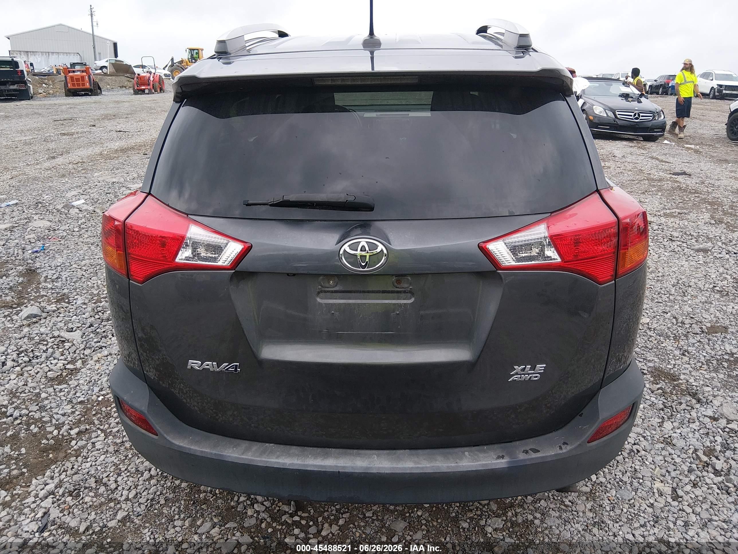 2014 Toyota Rav4 Xle Gray vin: 2T3RFREV9EW148455