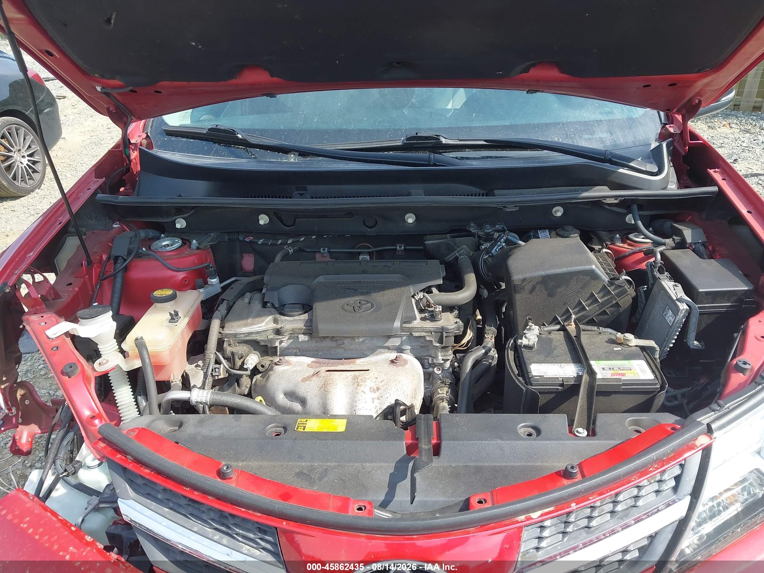 2014 Toyota Rav4 Xle Red vin: 2T3RFREV9EW187627